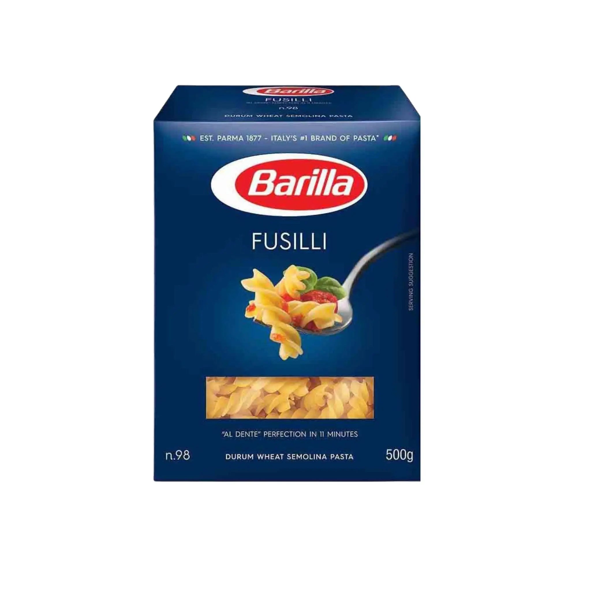 Barilla Fusilli Pasta - 24x500g (1 carton) - Marino.AE