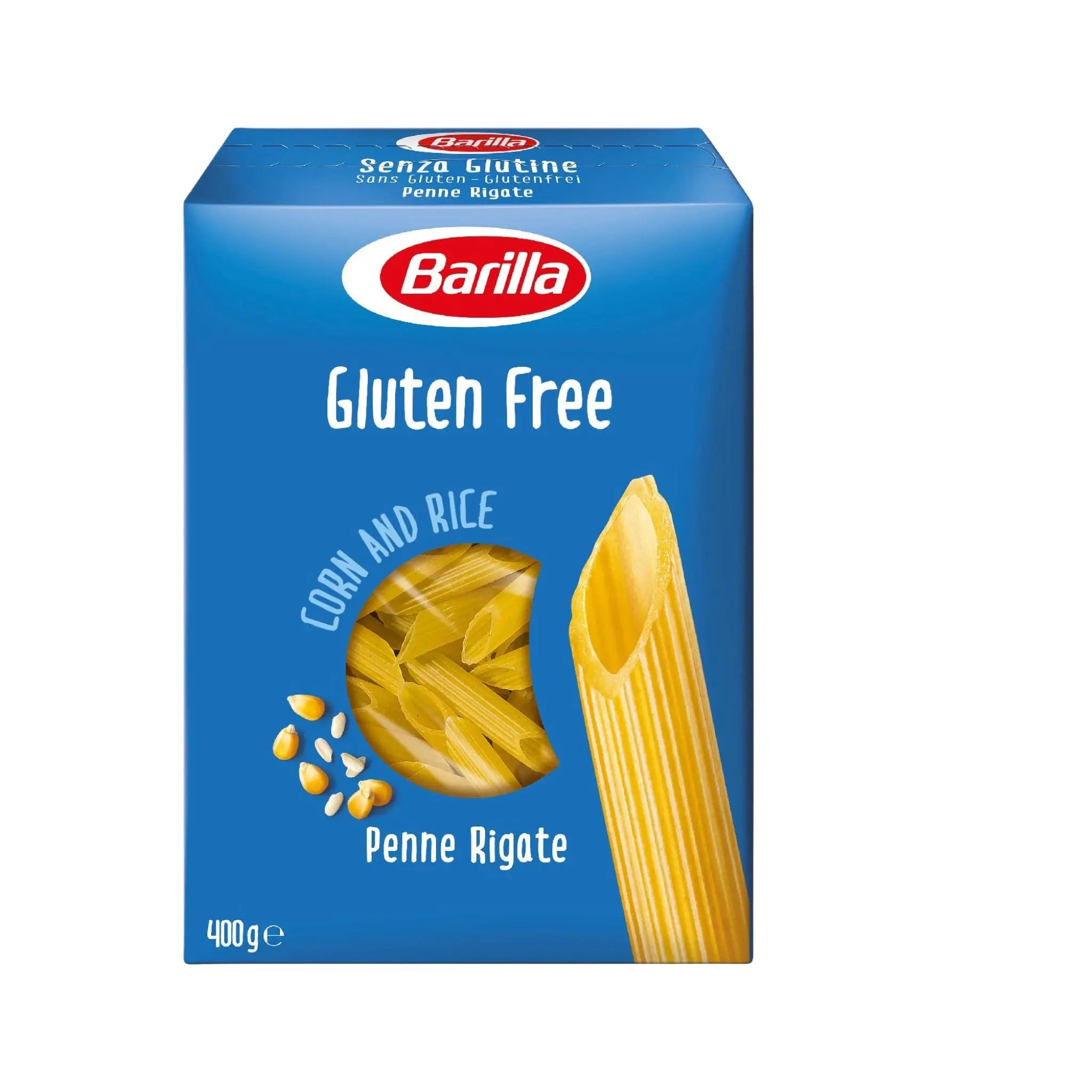 Barilla Gluten Free Penne Rigate Pasta - 14x400g (1 carton) - Marino.AE