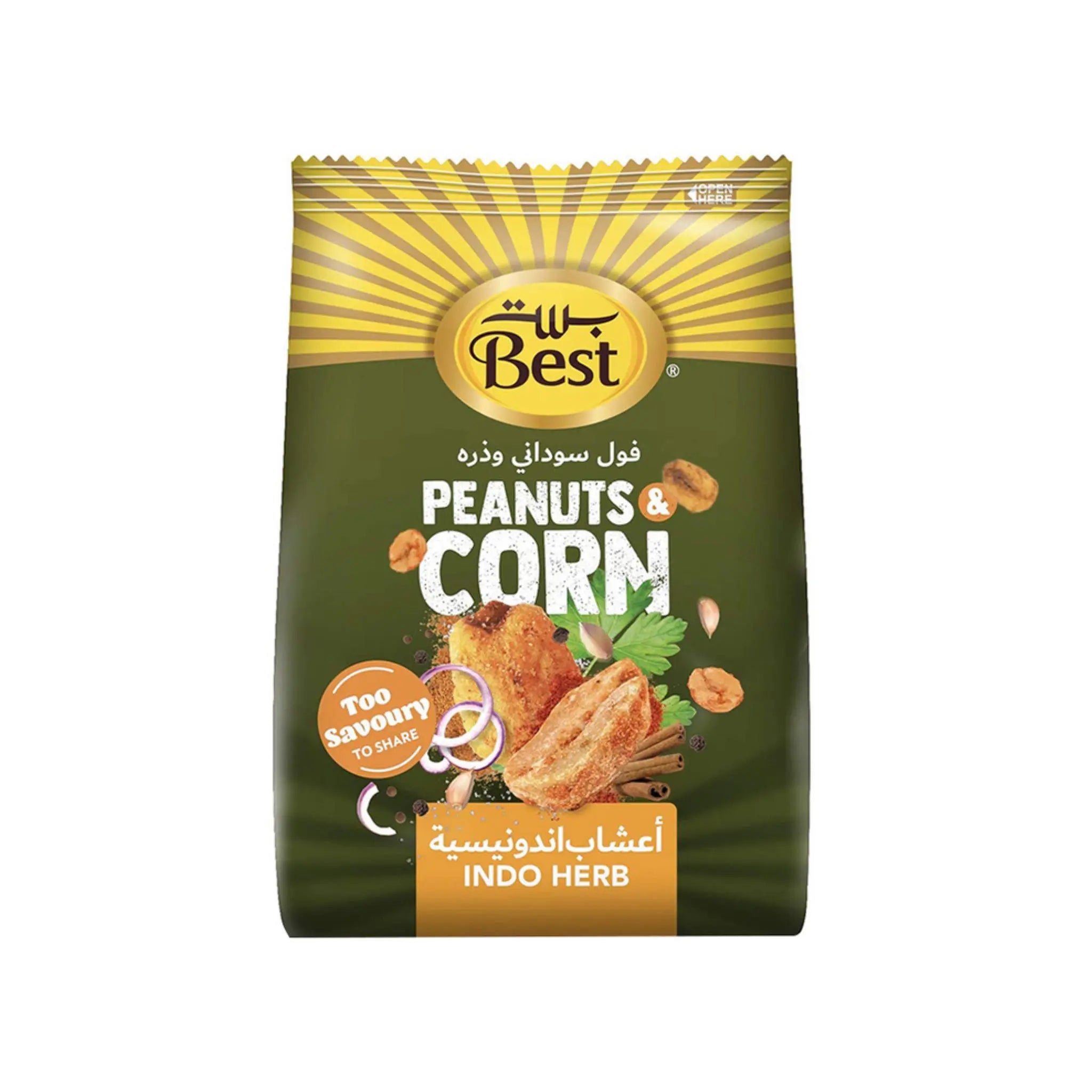 Best Peanuts & Corn Indo Herb - 24x150g (1 carton) - Marino.AE