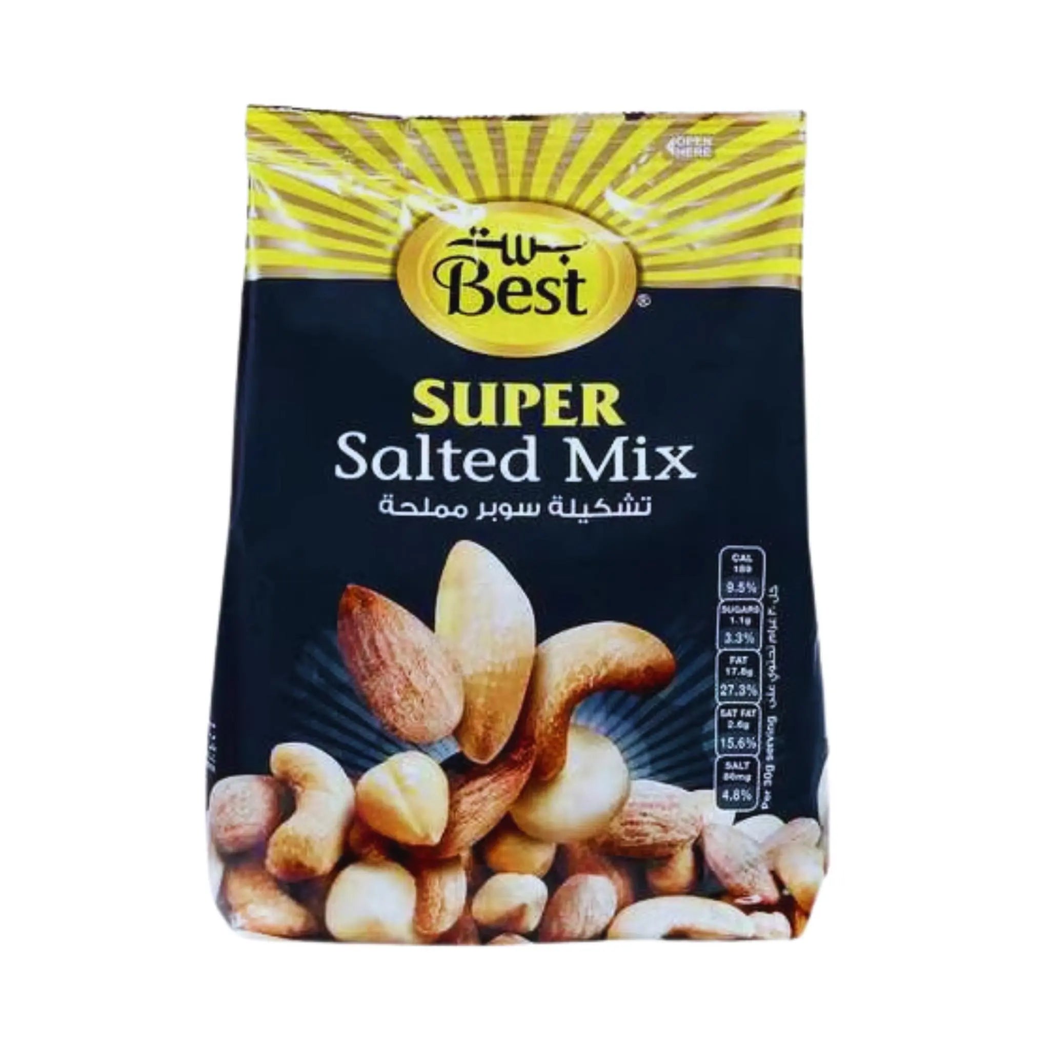 Best Super Salted Mix - 12x375g (1 carton) Marino.AE