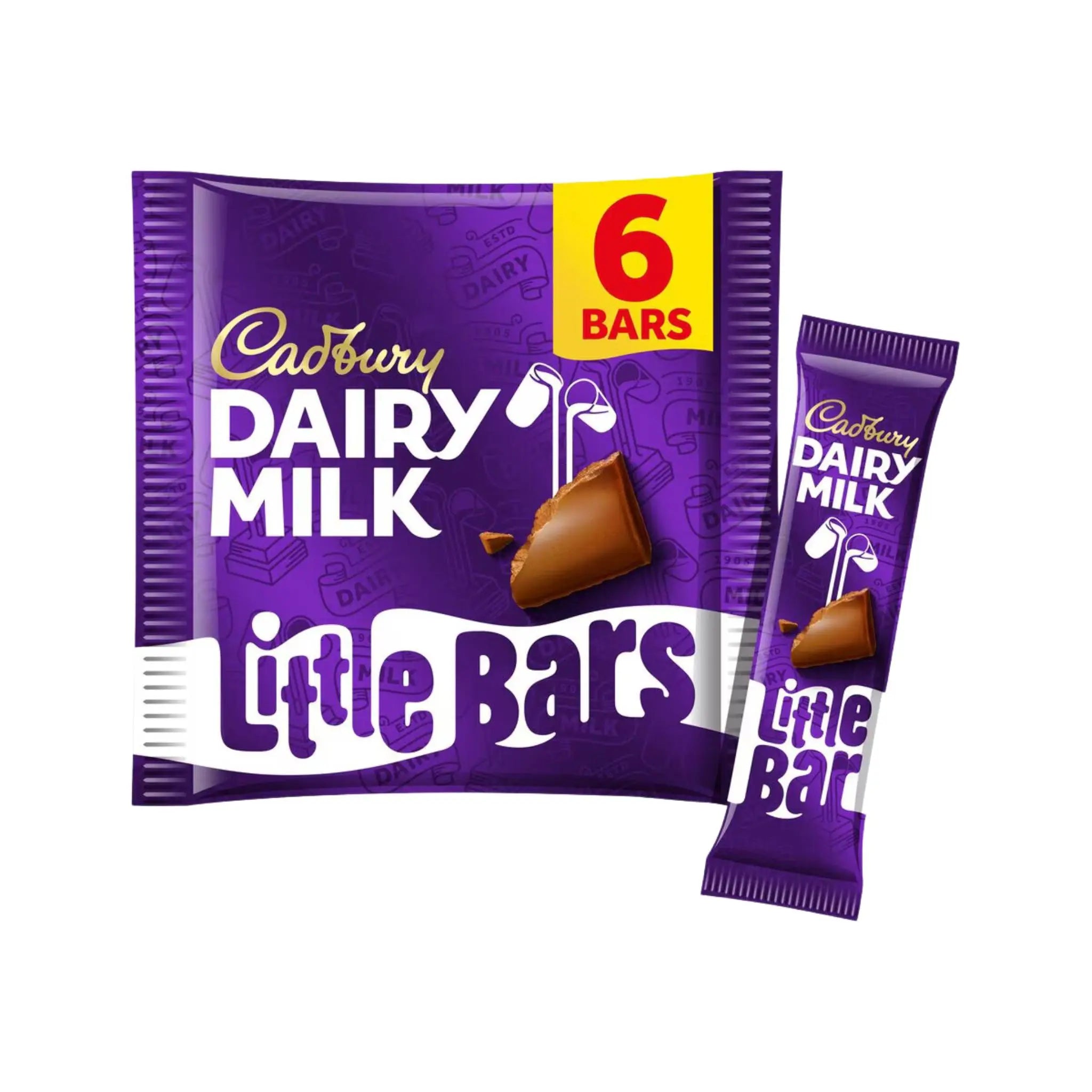 Cadbury Chocolate Dairy Milk 6Pack (18X108G) Cadbury