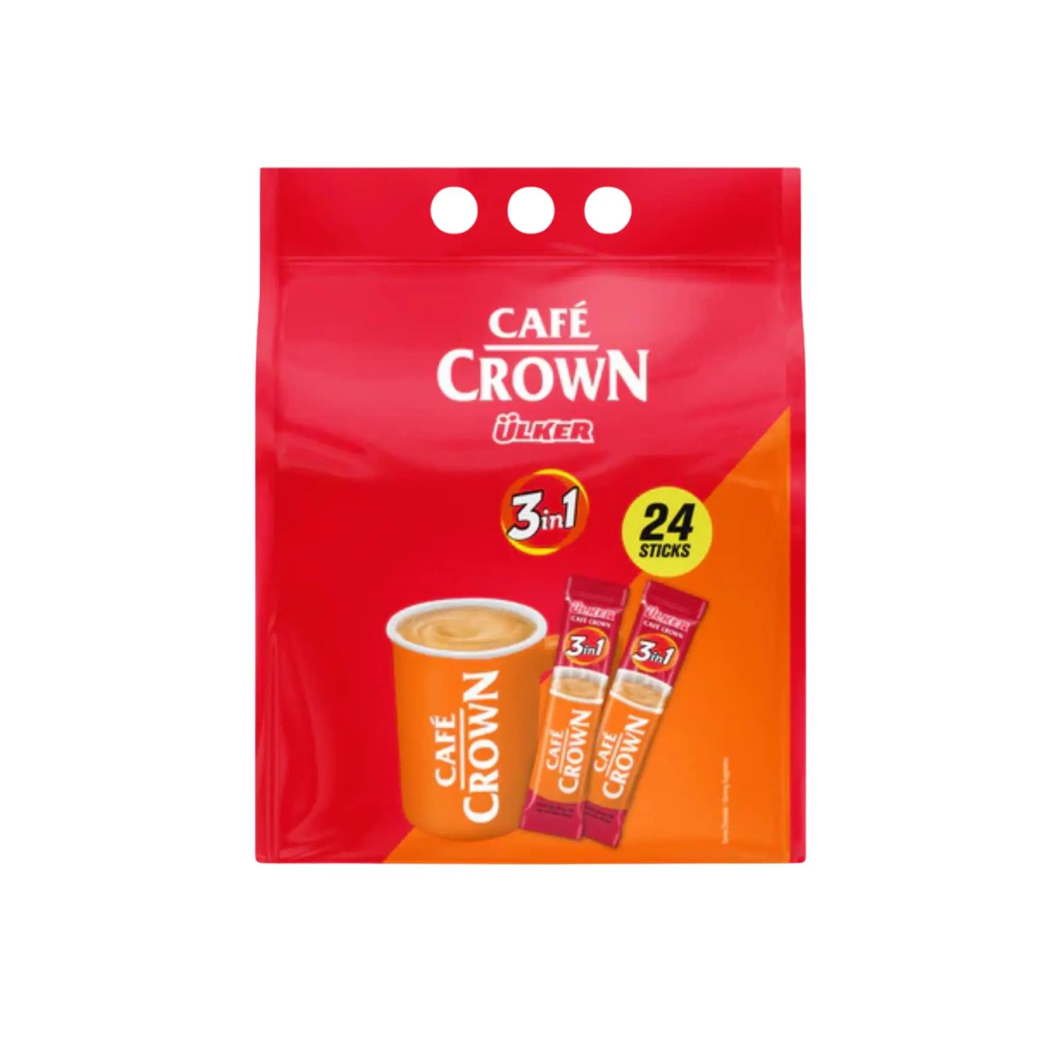 Café Crown 3in1 Coffee - 12x24x17.5g (1 carton) - Marino.AE