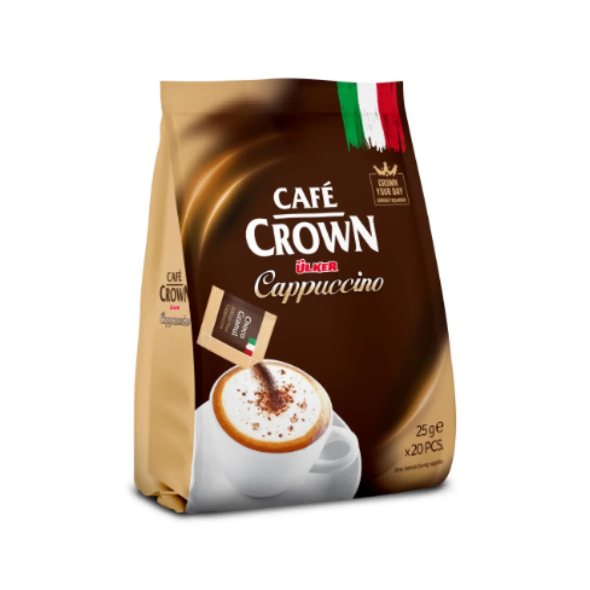 Café Crown Cappuccino 25g - 12x20x25g (1 carton) - Marino.AE