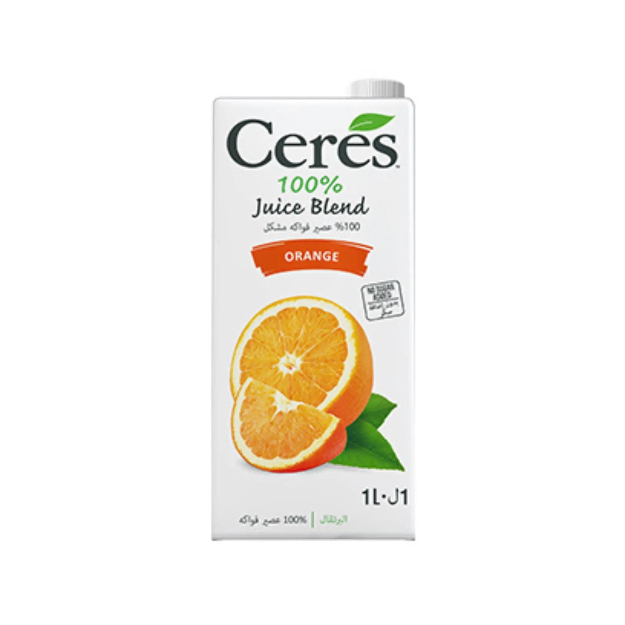 Ceres Fruit Juice Orange 1L - 12x1L (1 carton) Marino.AE