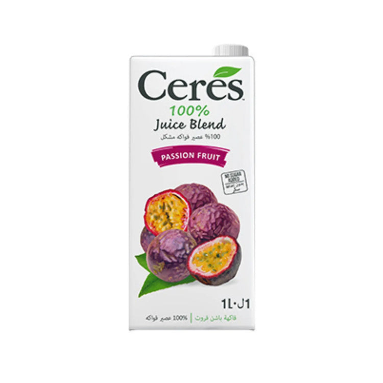 Ceres Fruit Juice Passion Fruit 1L - 12x1L (1 carton) Marino.AE