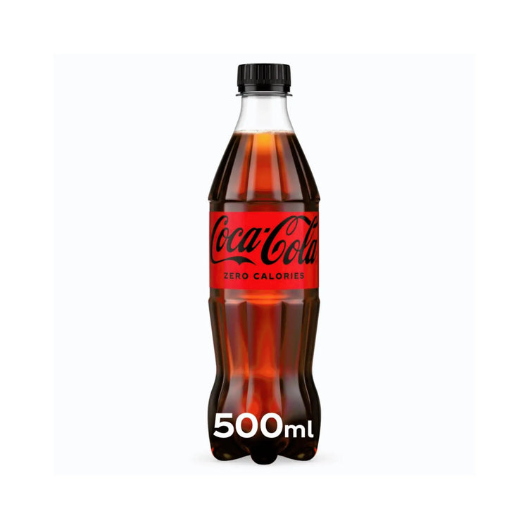 Coke Zero 24 X 500ml. PET Marino.AE