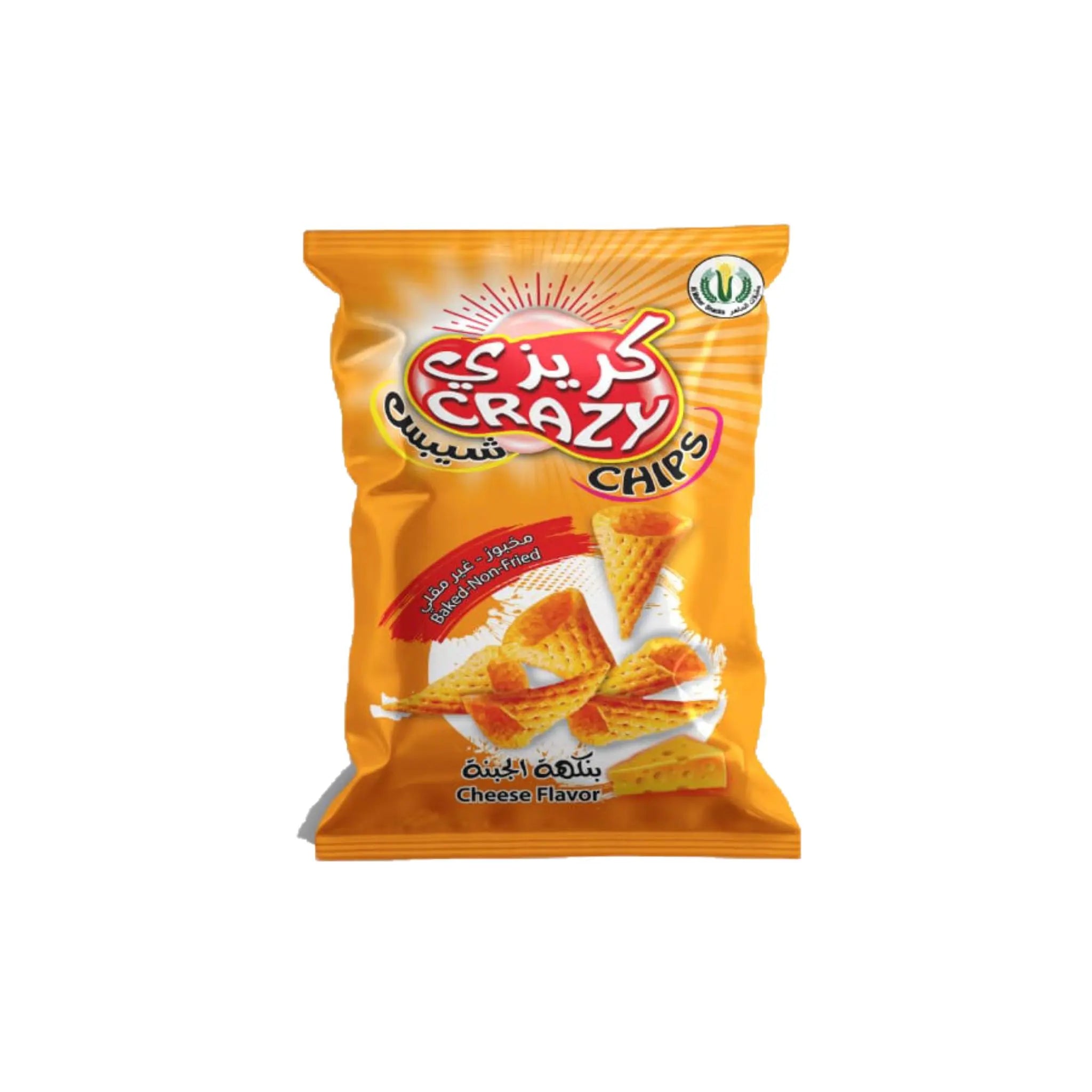 Crazy Chips Cheese Flavor - 20gx50 (1 carton) Marino.AE