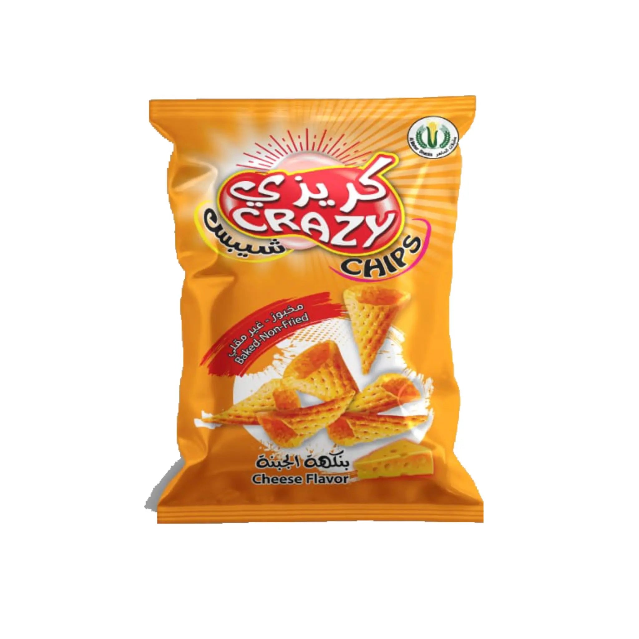 Crazy Chips Cheese Flavor - 65gx17 (1 carton) Marino.AE