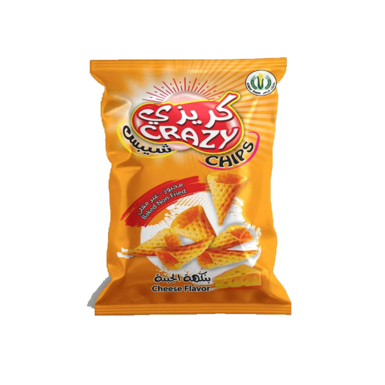 Crazy Chips Cheese Flavor - 65gx17 (1 carton) Marino.AE