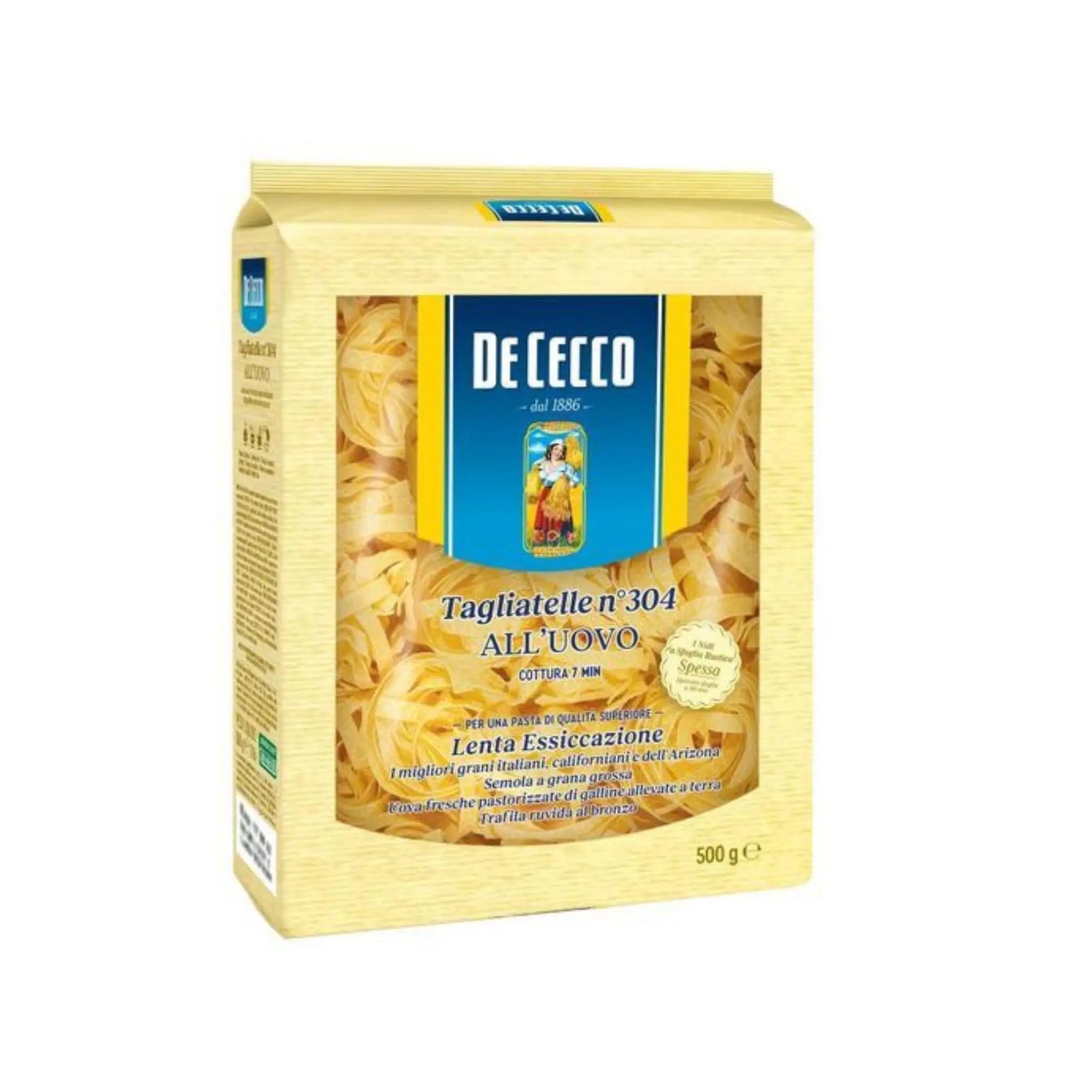 DE CECCO TAGLIATELLE UOVO # 204 -10 X 500 GR Marino.AE