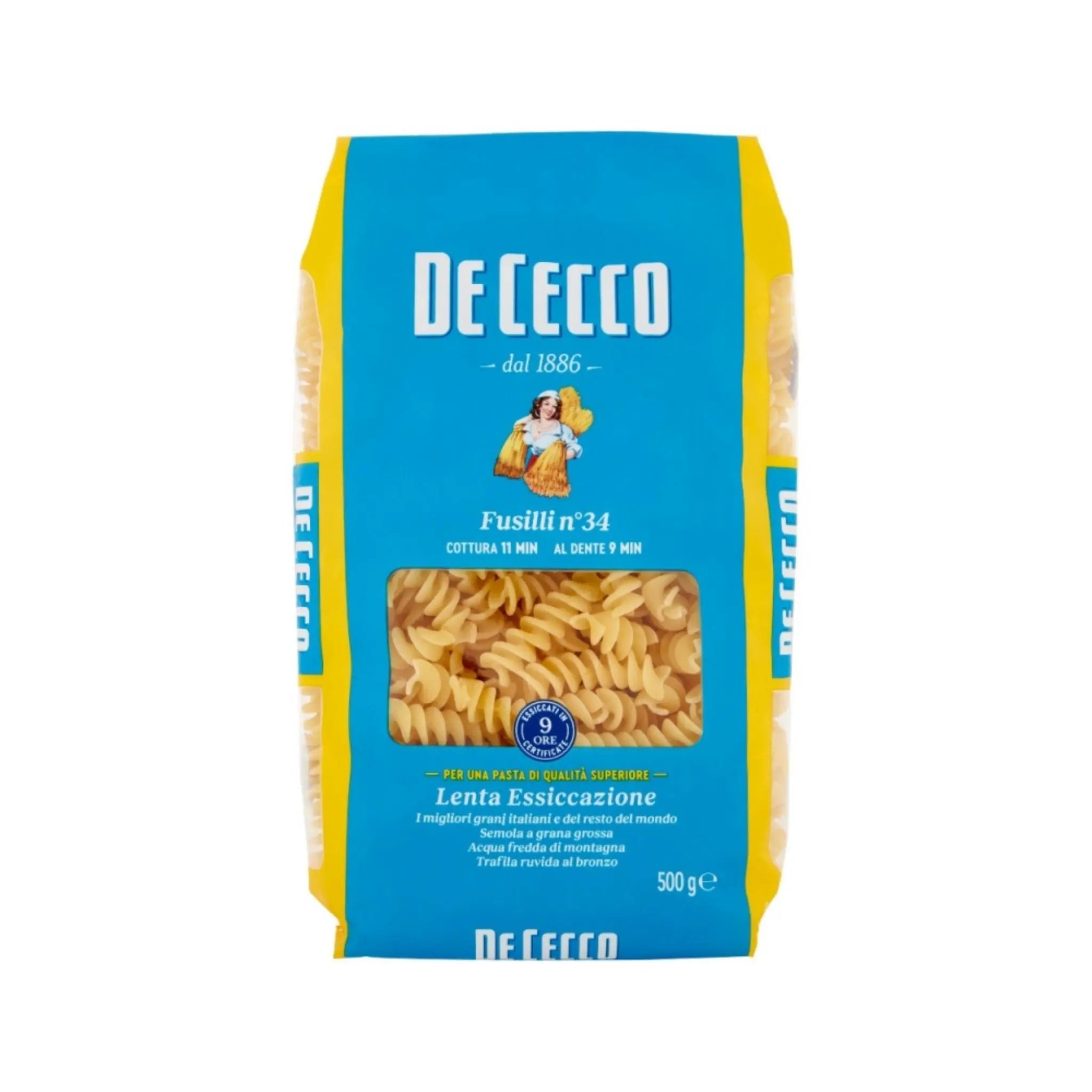 DECECCO FUSILLI 34# - 24 X 500 GM Marino.AE