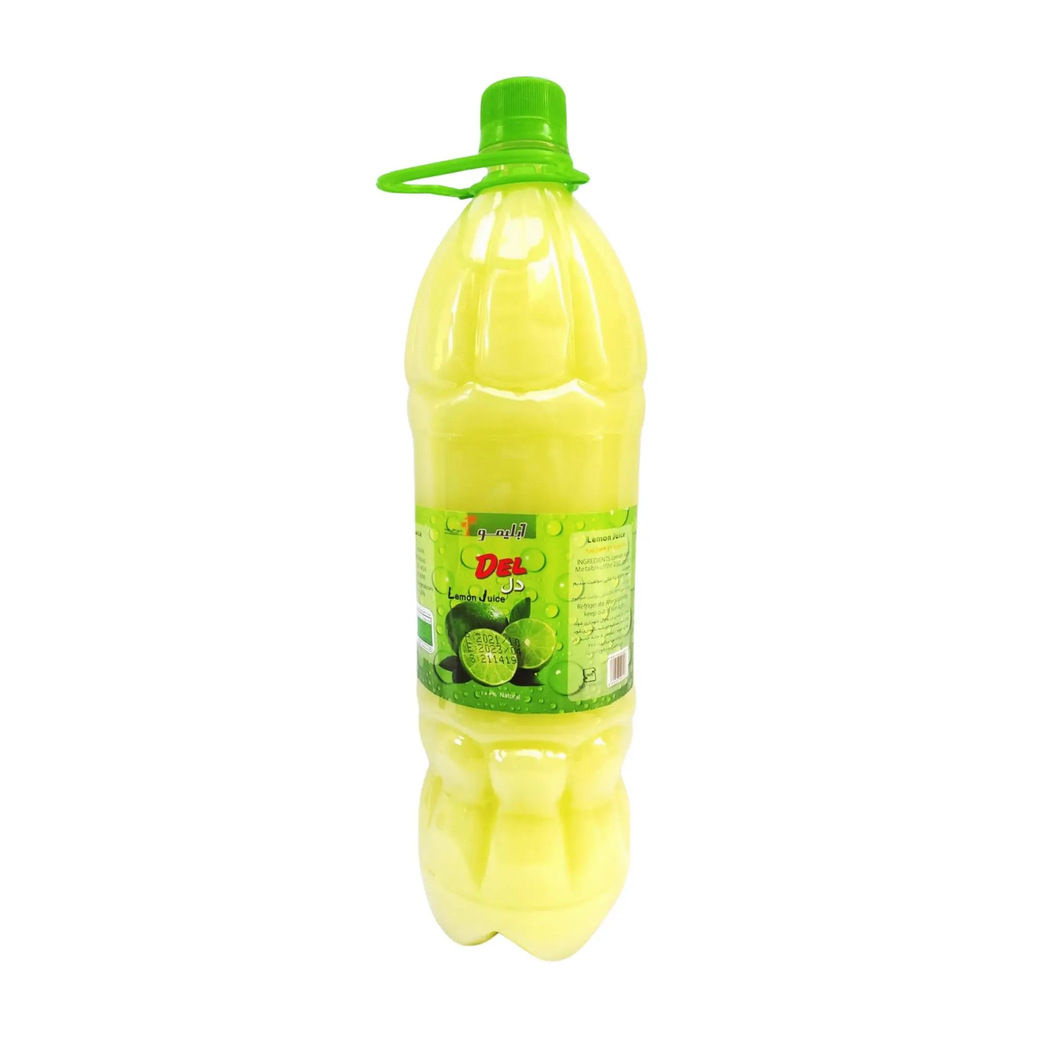 DEL Lemon Juice - 1500mlx6 (1 carton) Marino.AE