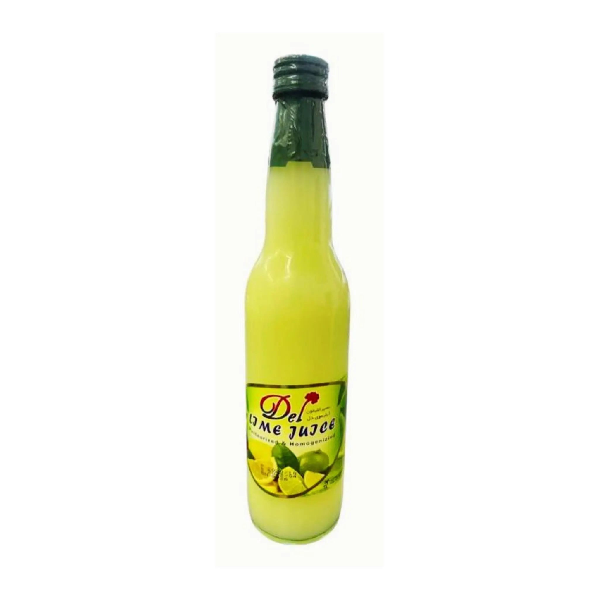 DEL Lemon Juice - 420mlx12 (1 carton) Marino.AE