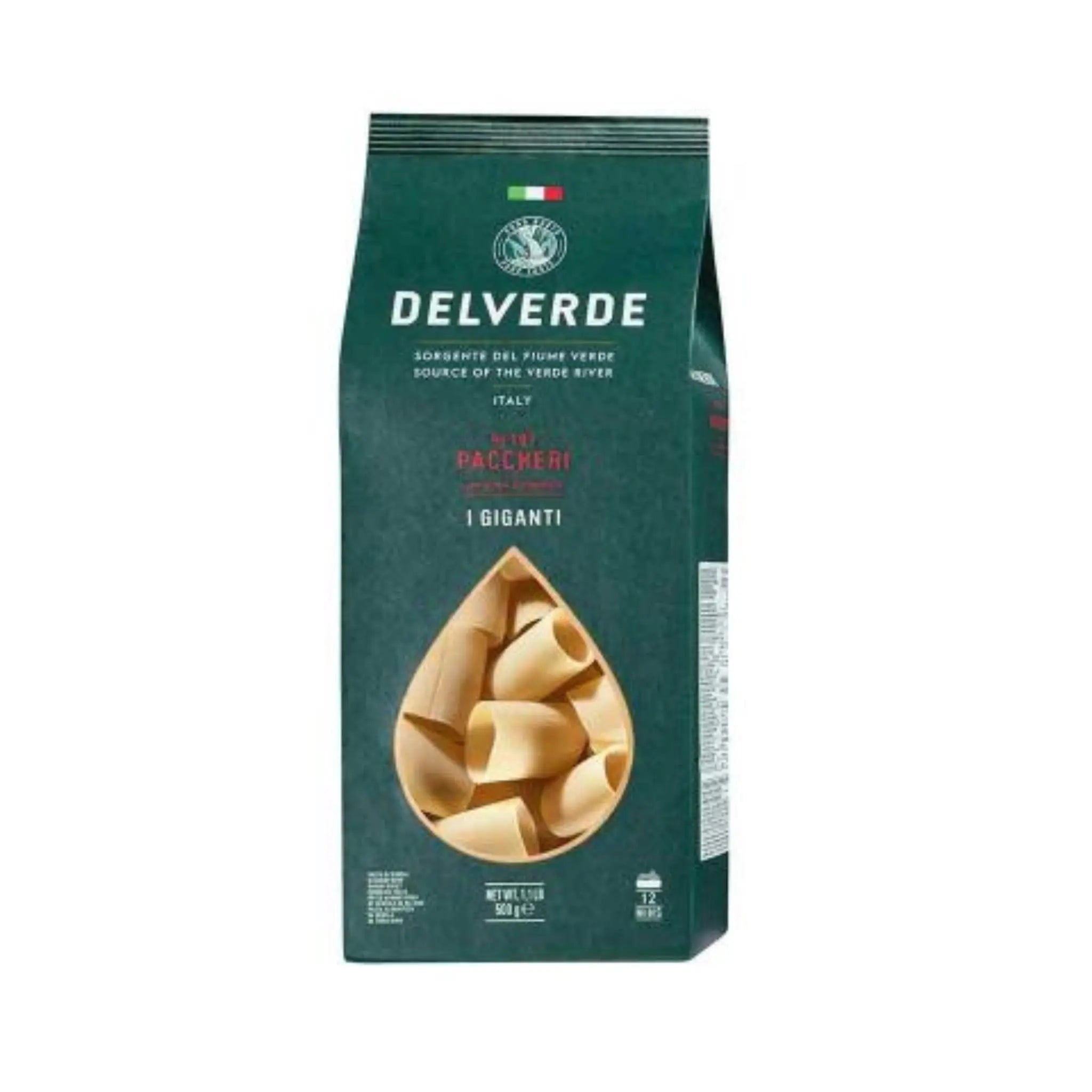 DELVERDE PASTA PACCHERI (12x500g) Marino.AE