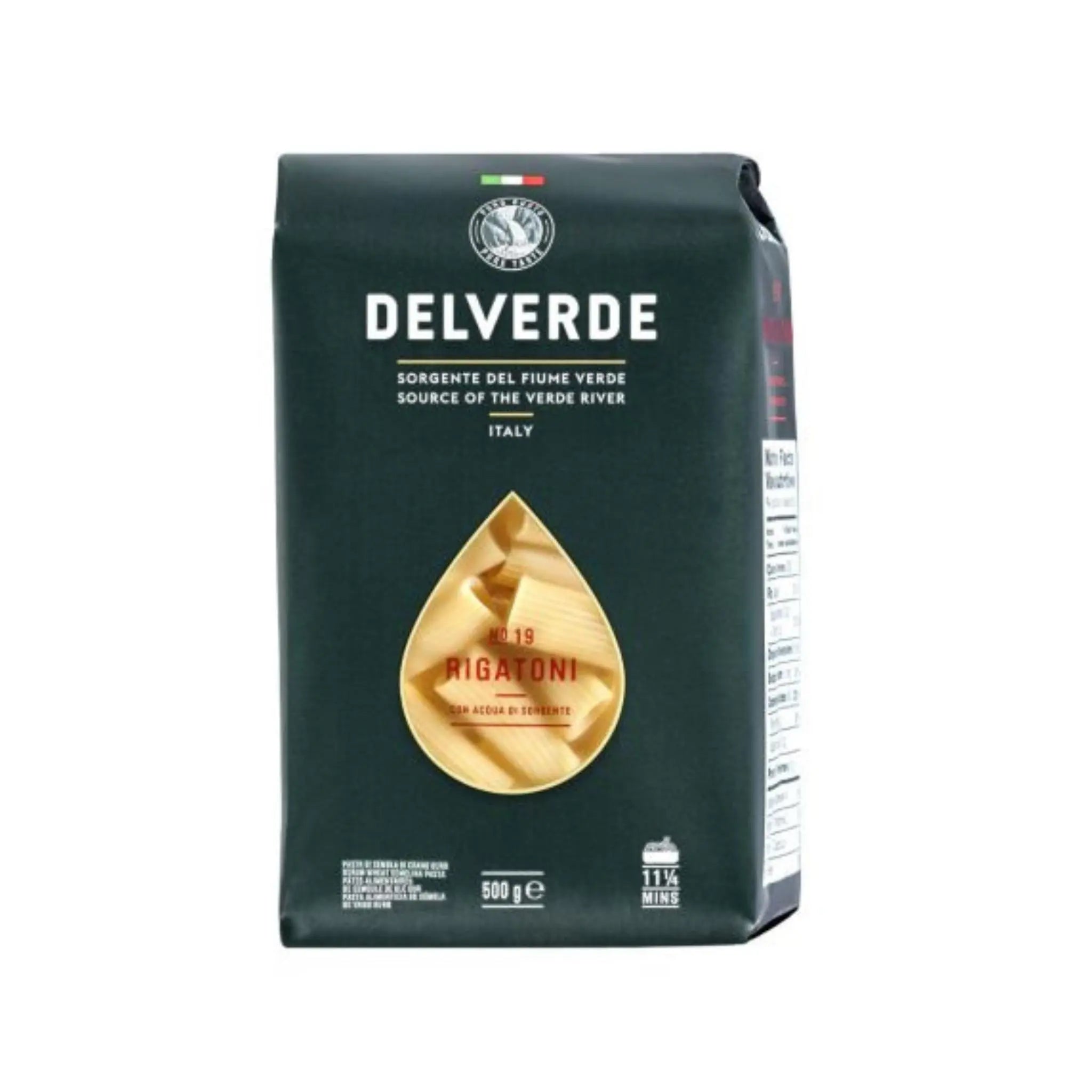 DELVERDE PASTA  RIGATONI 20X500GM Marino.AE