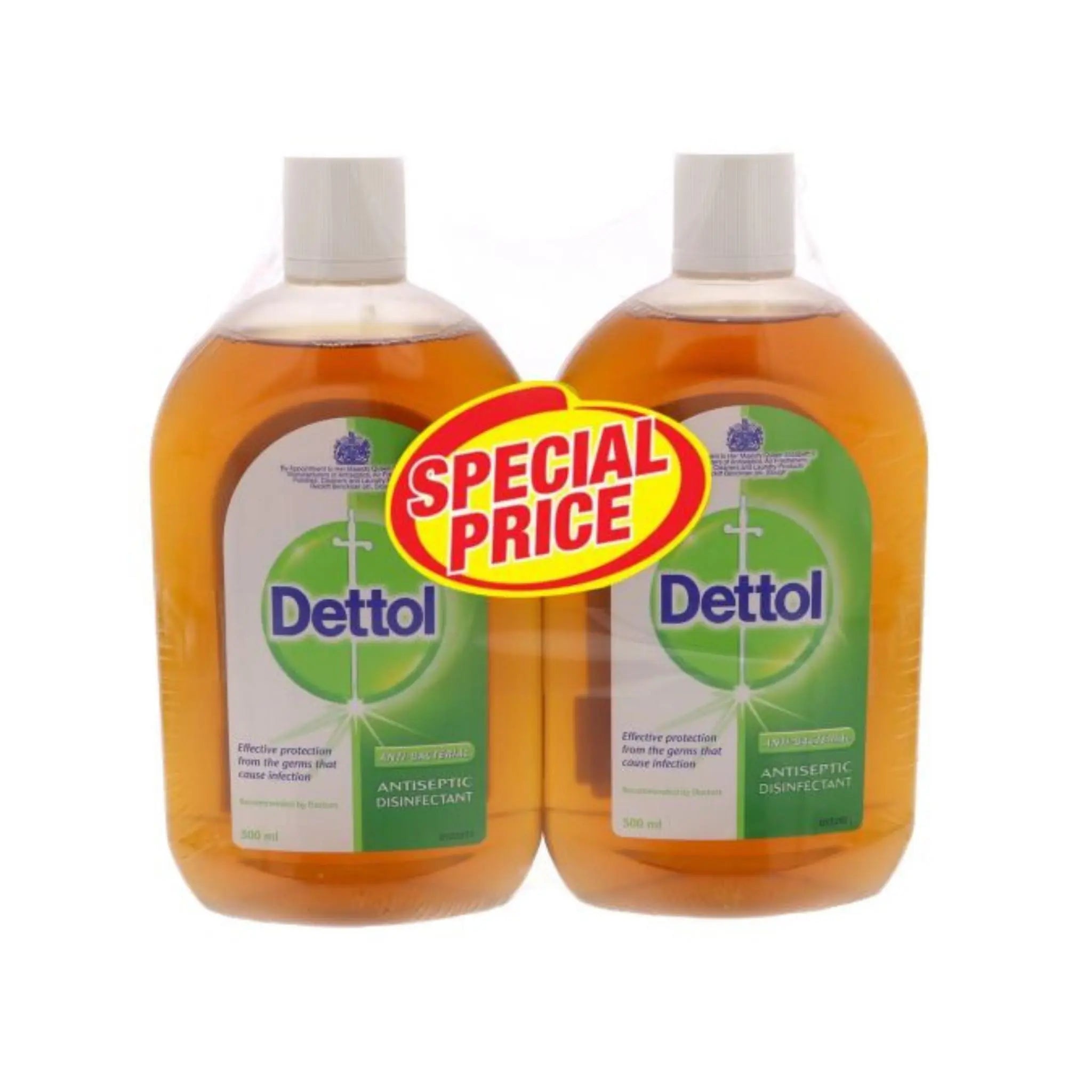DETTOL Anti-Bacterial & Anti-Septic Liquid 500ML - 2x12 sets (1 carton) Marino.AE