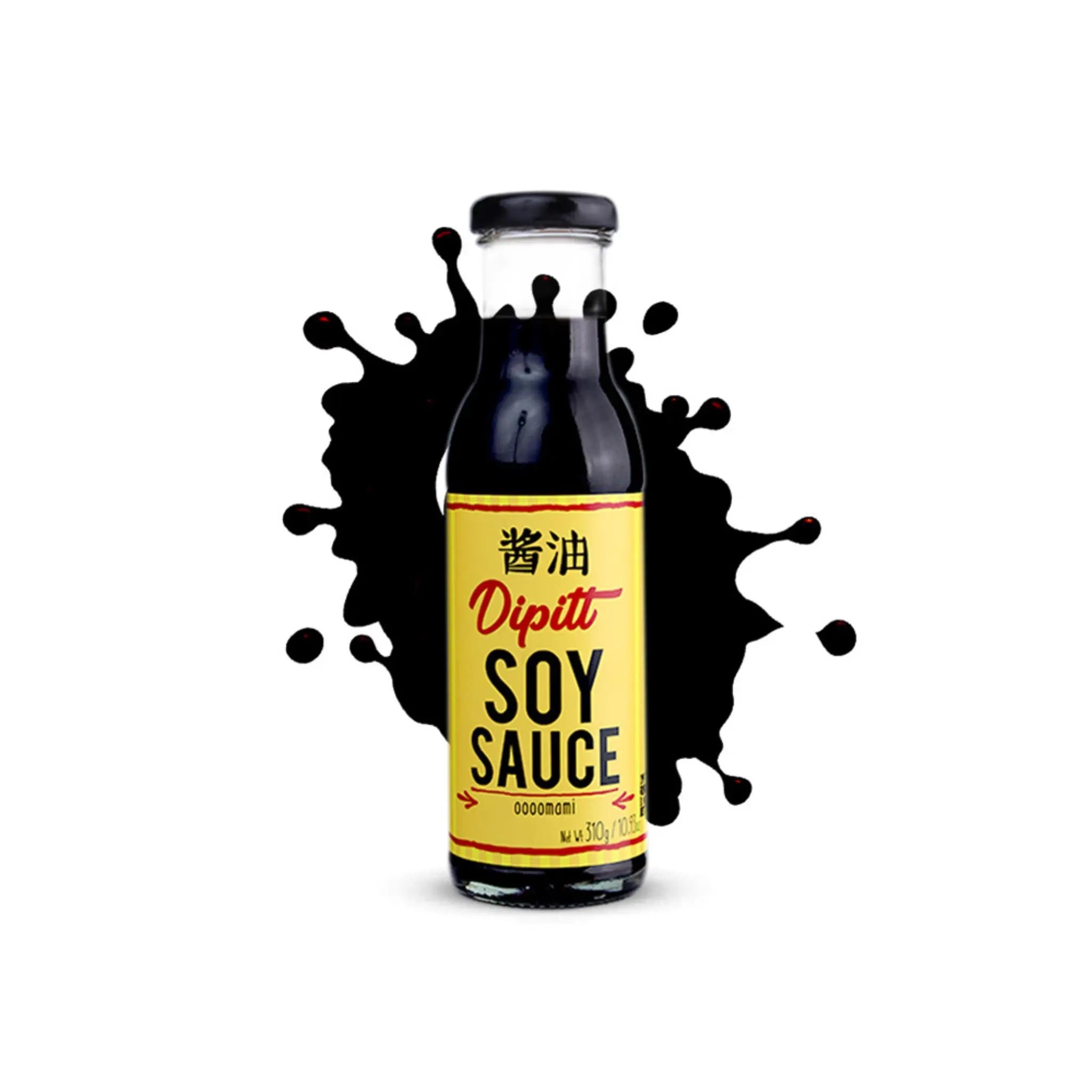 DIPITT SOY SAUCE 310GM - Pack of 12 Marino.AE