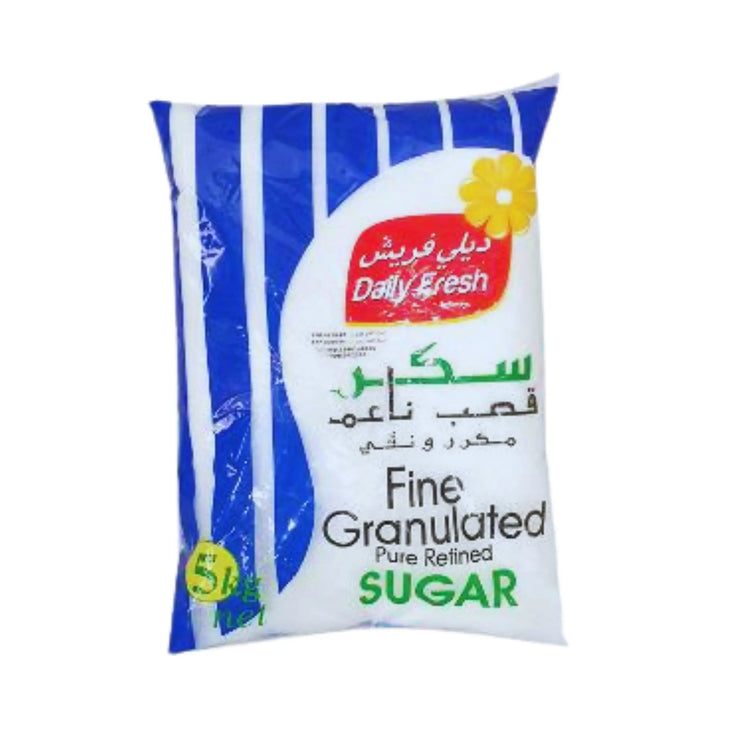 Daily Fresh Fine Granulated Sugar - 5kgx10 (1 carton) - Marino.AE
