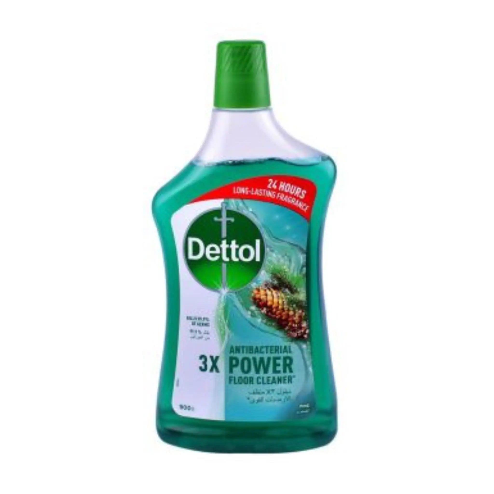Dettol Anti-Bacterial 3X Power Floor Cleaner Pine 900ml - 2x6 sets (1 carton) Marino.AE
