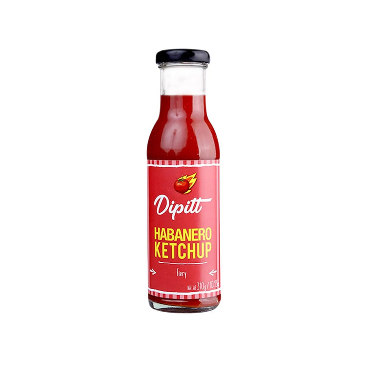 Dipitt Habanero Ketchup - 310gx12 (1 carton) Marino.AE