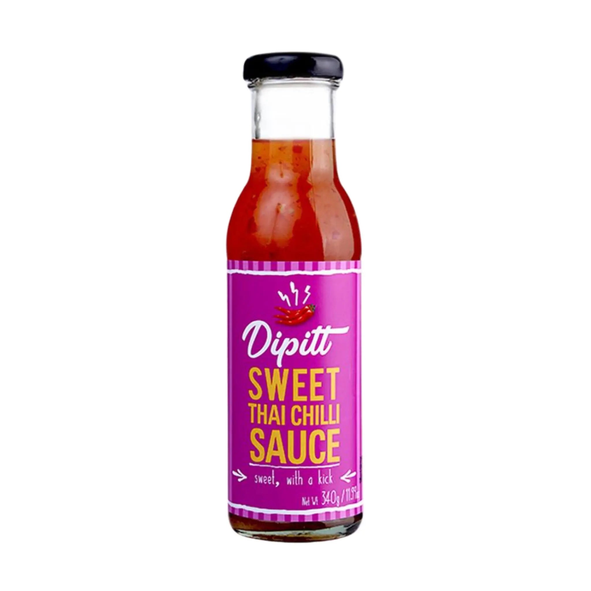 Dipitt Sweet Thai Chilli Sauce - 340gx12 (1 carton) Marino.AE