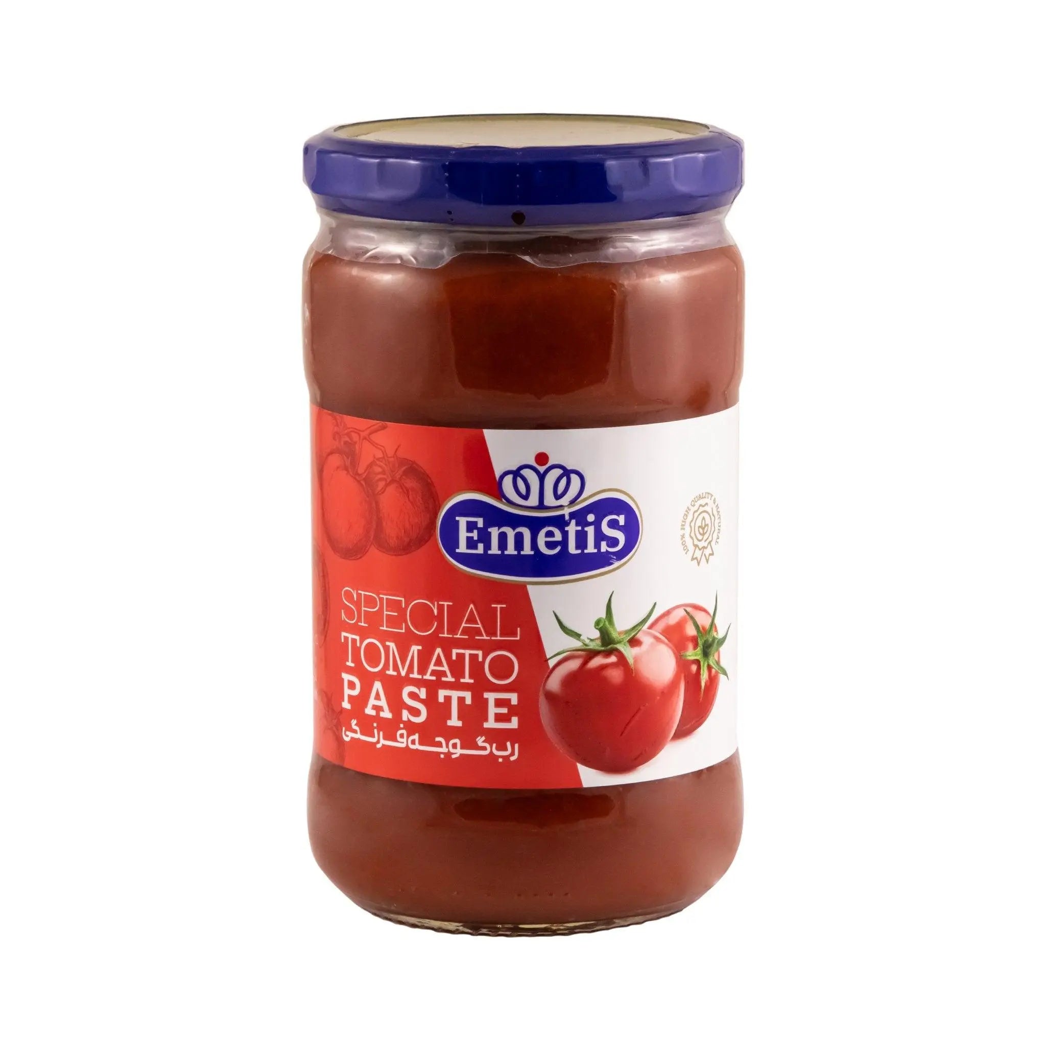 Emetis Special Tomato Paste - Glass Jar -700g x 12 (1 carton) Marino Wholesale