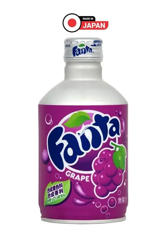 Fanta Grape JAPANESE 300ml Bottle Can - Pack of 24(1 × 24) Marino.AE