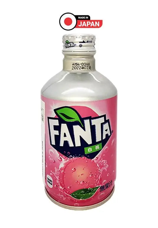 Fanta White Peach JAPANESE 300ml Bottle Can - Pack of 24(1 × 24) Marino.AE