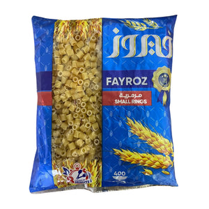 Fayroz Small Rings Pasta - 400gx20 (1 carton) Marino.AE