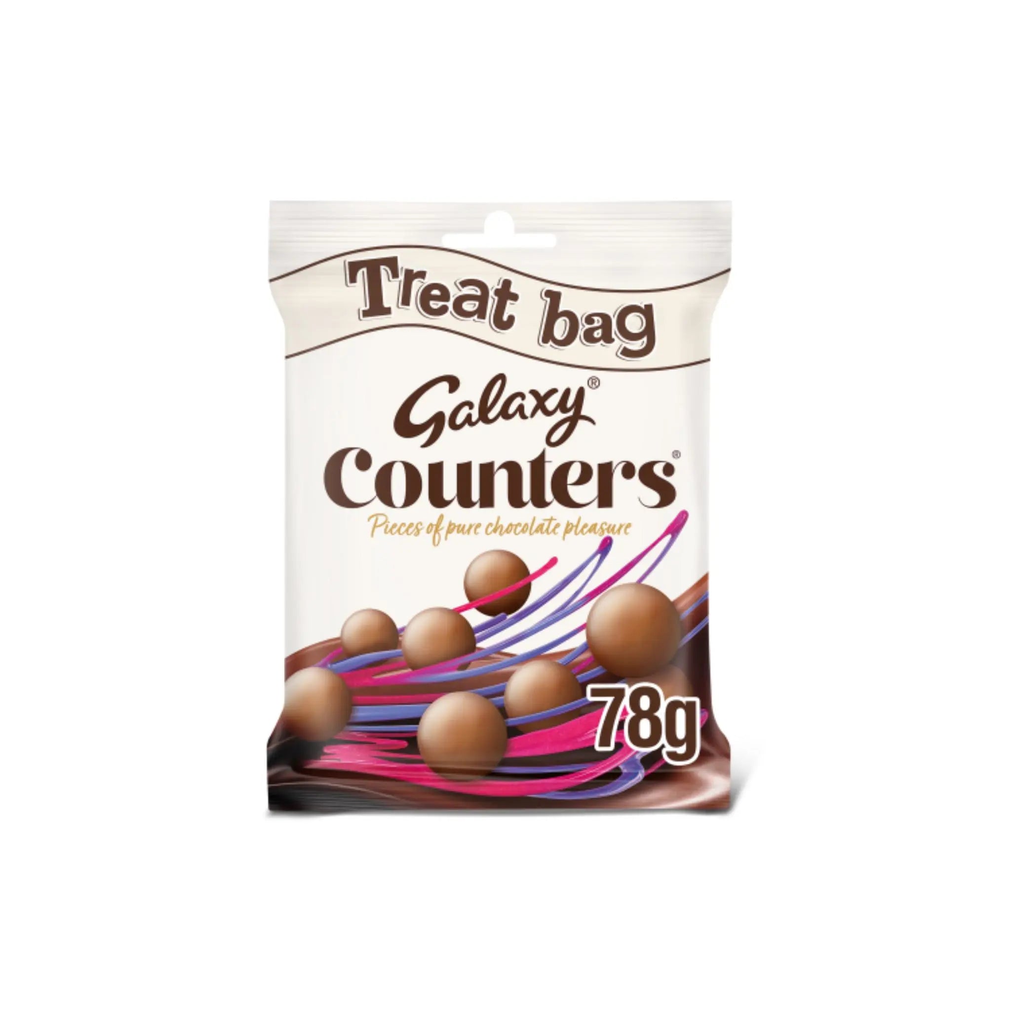 Galaxy Counters Milk Chocolate Buttons Treat Bag (78g x 20) Marino.AE