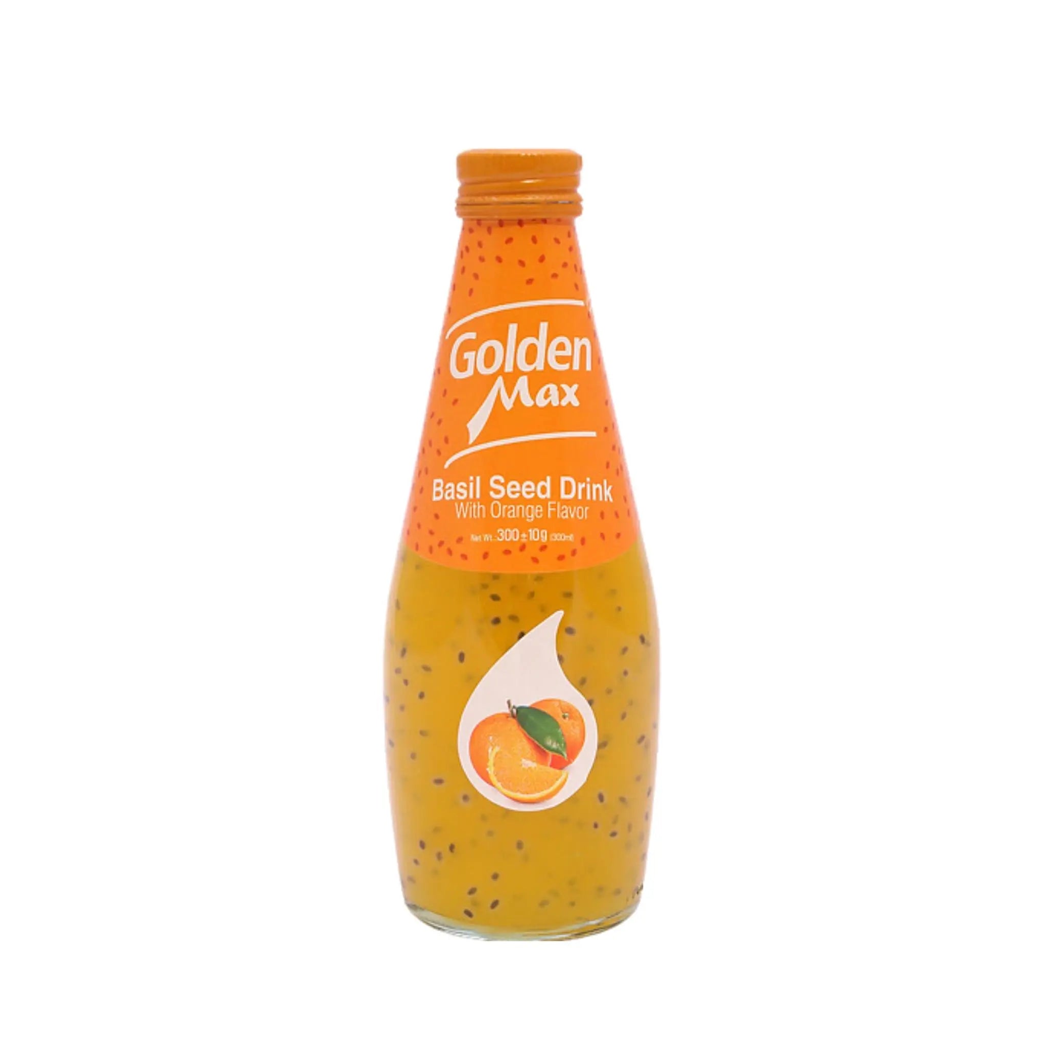 GoldenMax Orange Basil Seed Drink (1 Carton) - 290MLx24 Marino Wholesale
