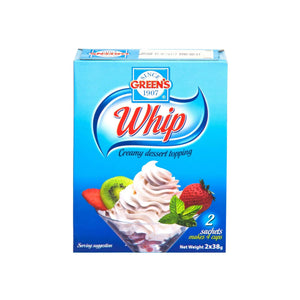 Green's Creamy Dessert Topping Whip - 8X6X76G (1 carton) Marino.AE