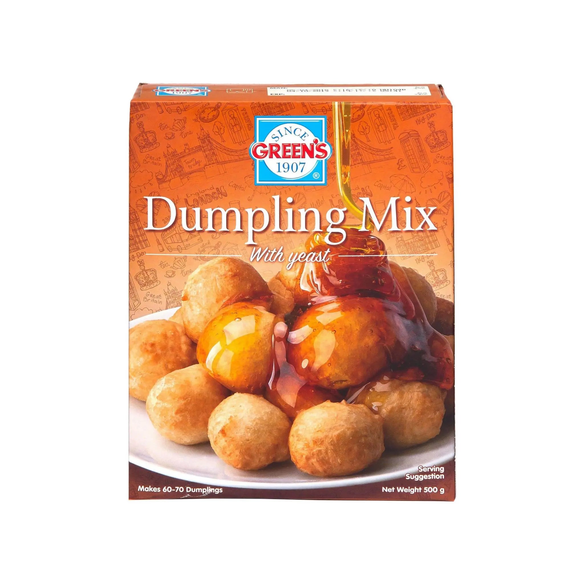 Green's Dumpling Mix - 500gx12 (1 carton) Marino.AE