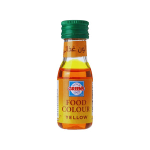 Green's Food Colour Yellow - 6X12X28ML (1 carton) Marino.AE