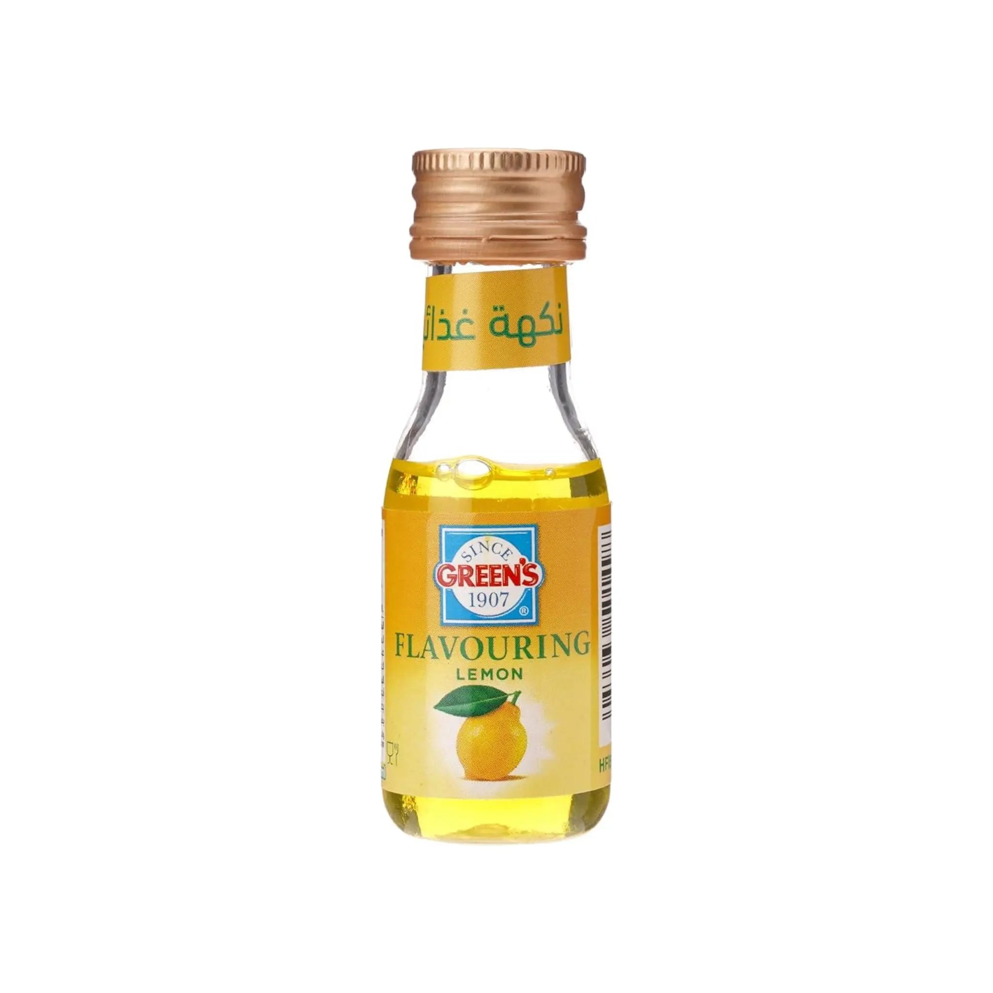 Green's Liquid Flavouring Lemon - 6X12X28ML (1 carton) Marino.AE