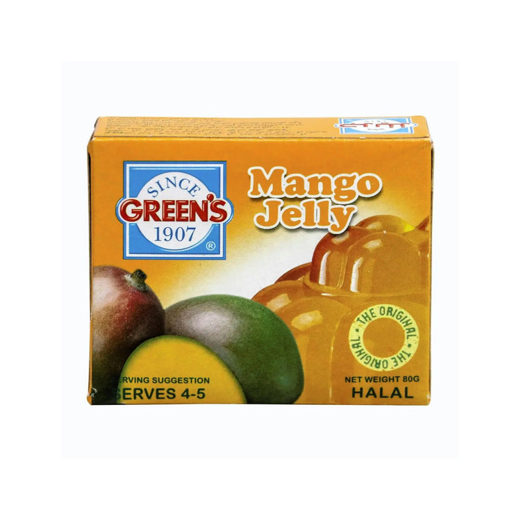 Green's Mango Jelly - 6X12X80G (1 carton) Marino.AE