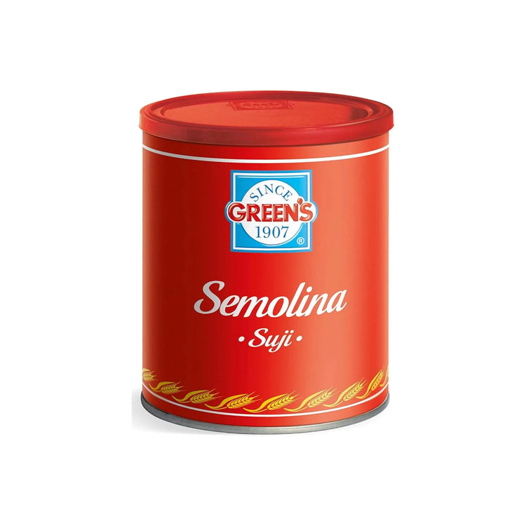 Green's Semolina Powder Tin Can - 500gx24 (1 carton) Marino.AE