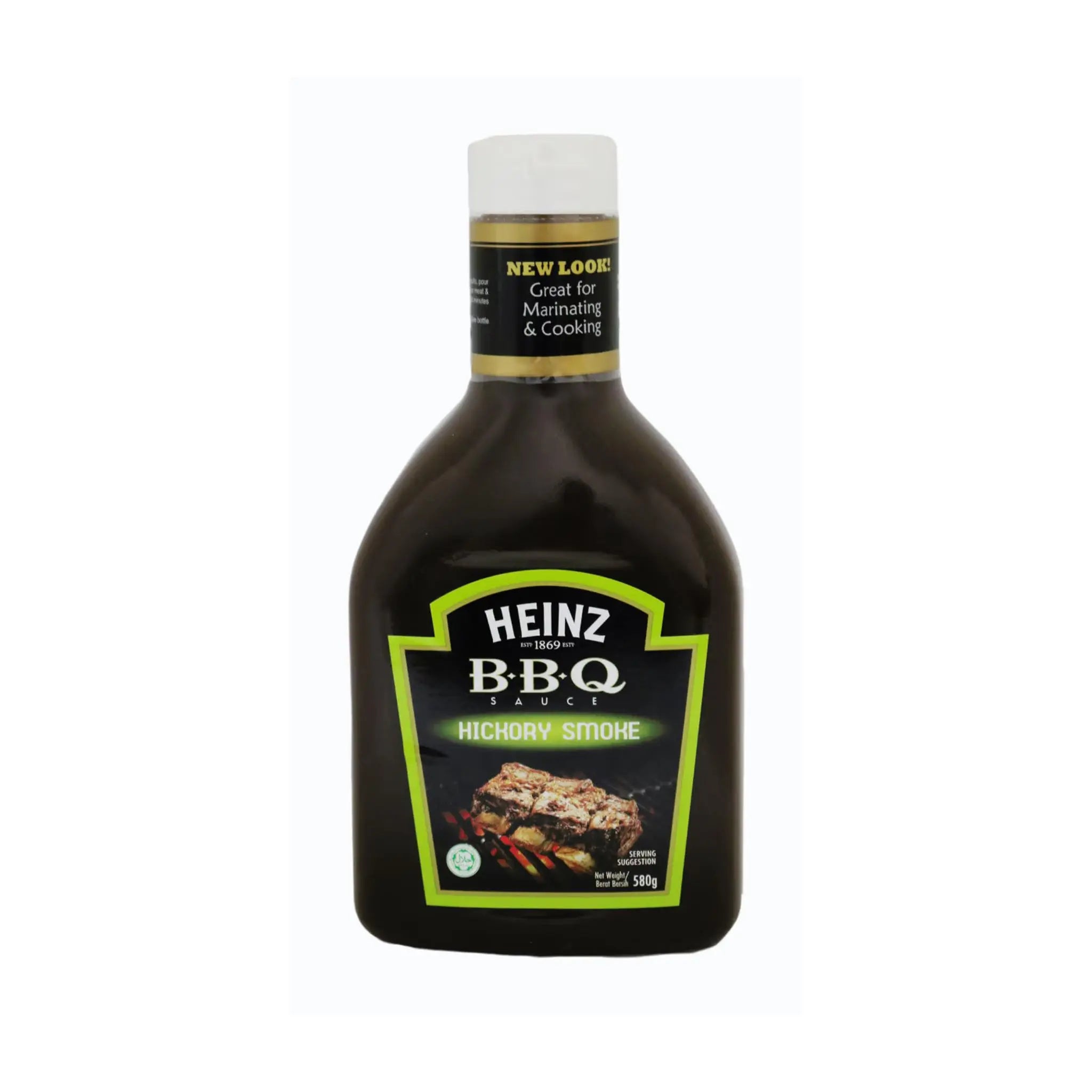 Heinz BBQ Sauce Hickory Smoke - 12x580g (1 carton) - Marino.AE