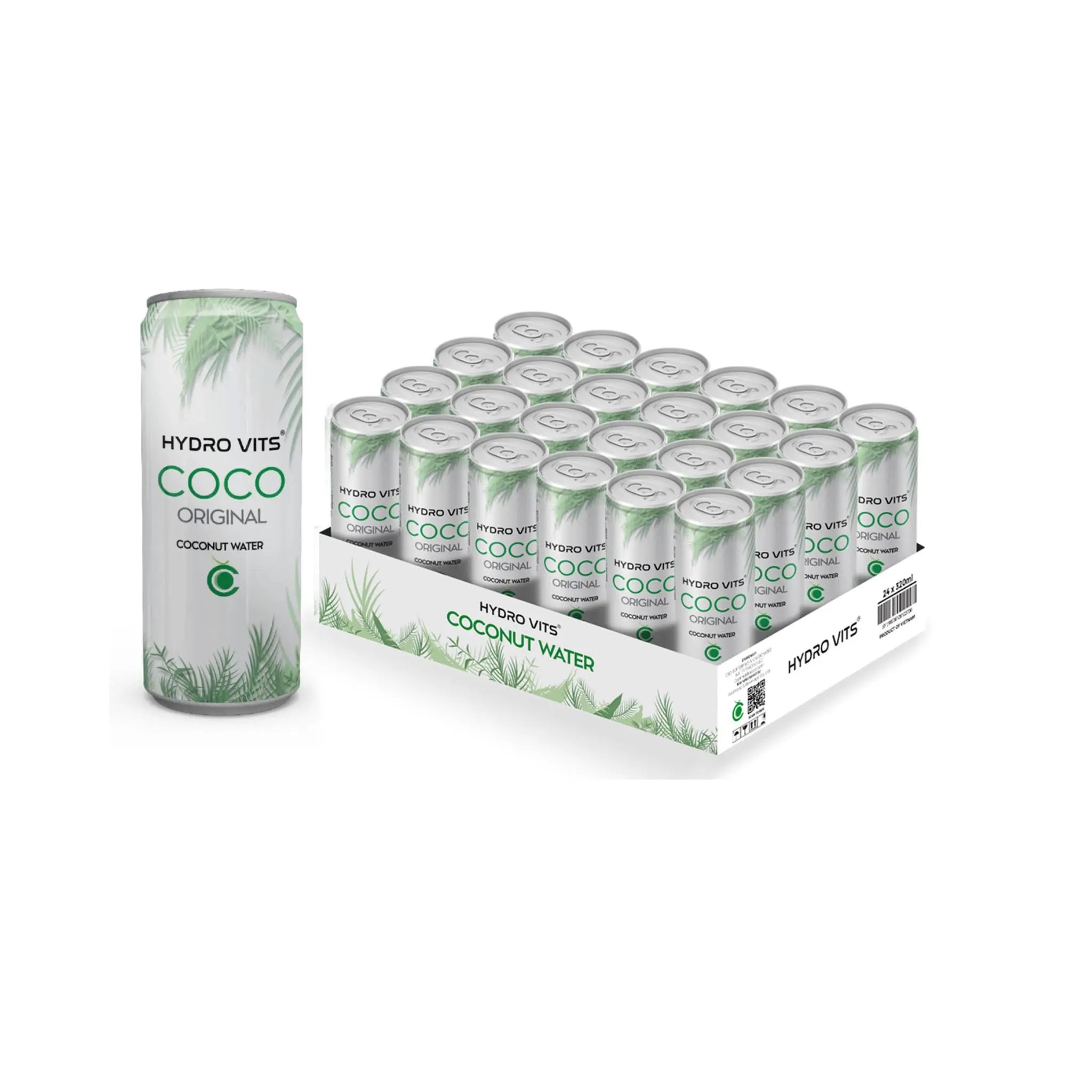 Hydro Vits Coconut Water 320mlx24 (1 Carton) Marino.AE