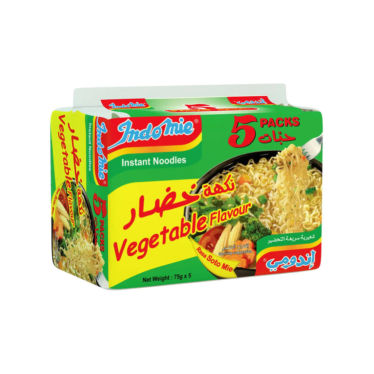 Indomie Instant Noodles Vegetable Flavour 8 X 5 X 75 G Indomie