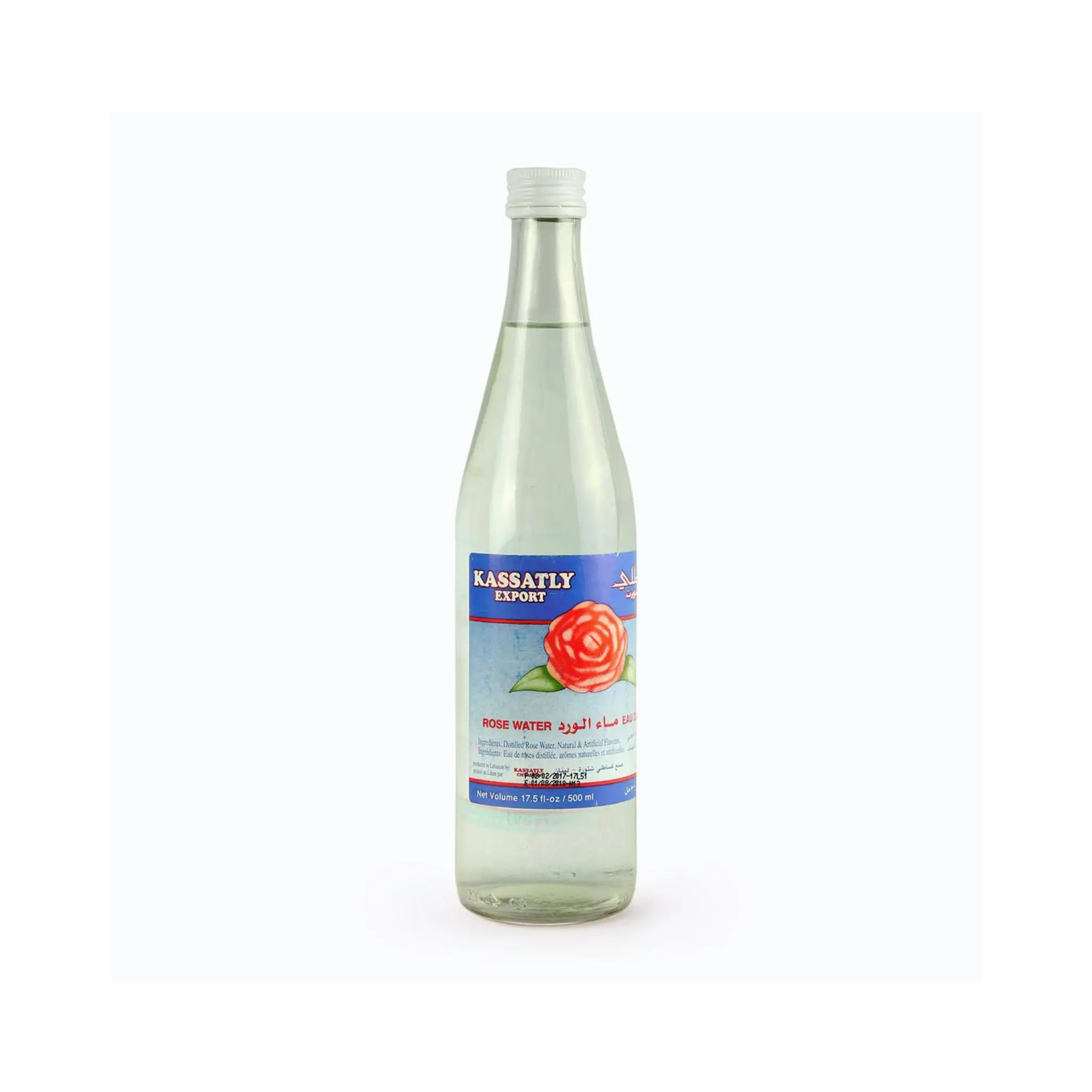 KASSATLY ROSE WATER - 12x500ML Marino.AE