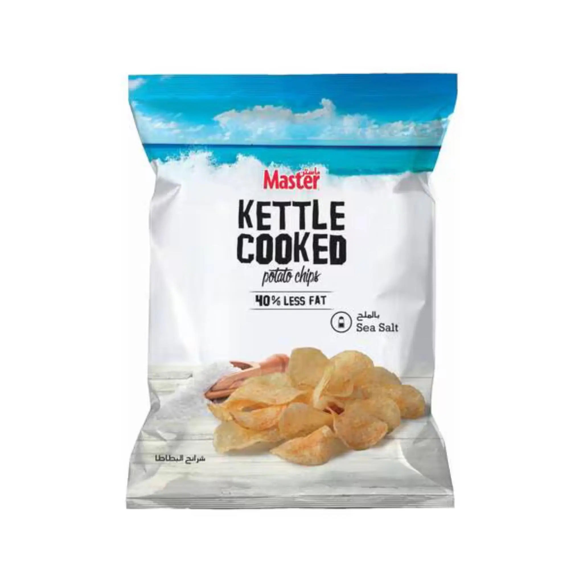 KETTLE COOKED CHIPS SALT - 12x170GM Marino.AE