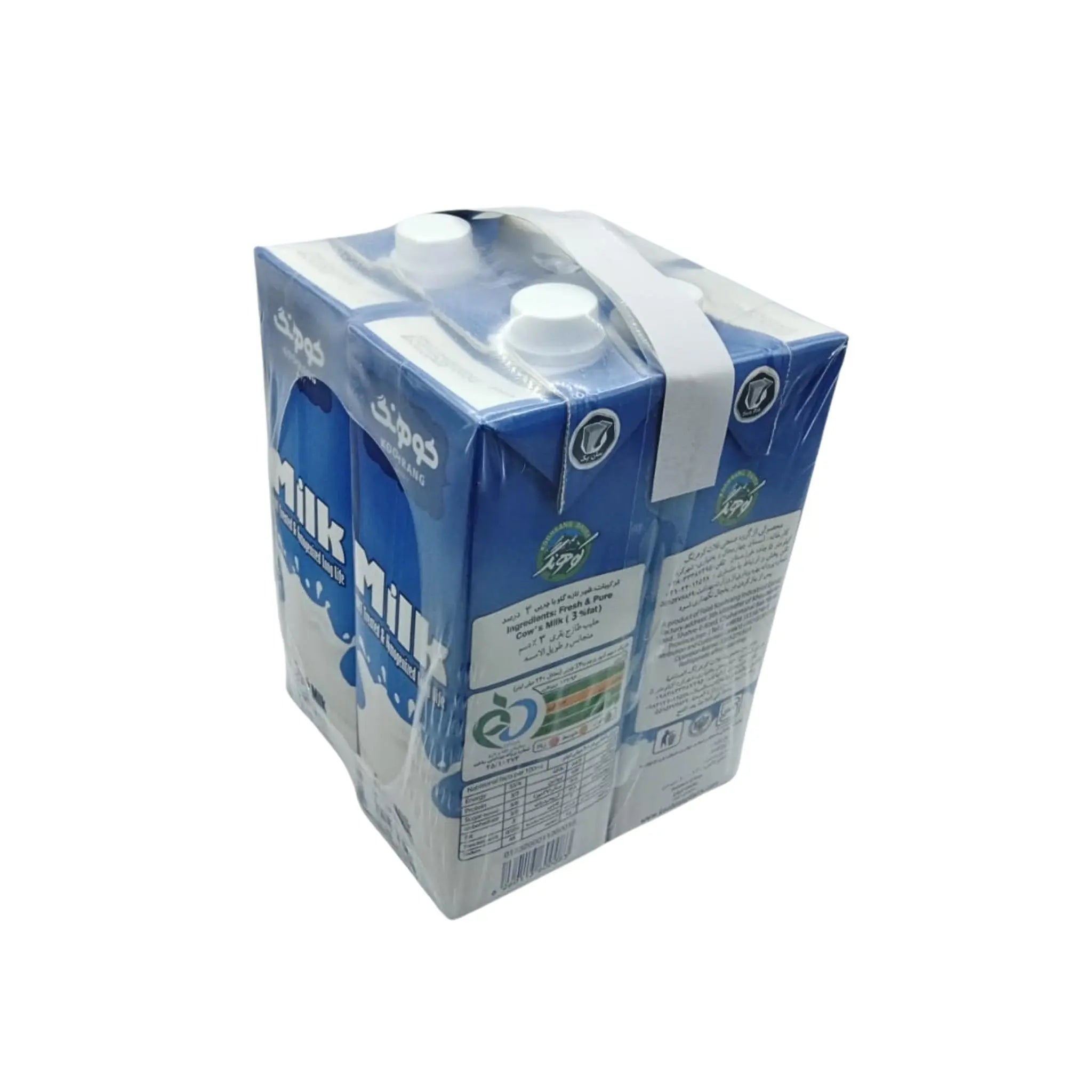 KOOHRANG UHT Full Fat Milk (1L x 12) Marino.AE