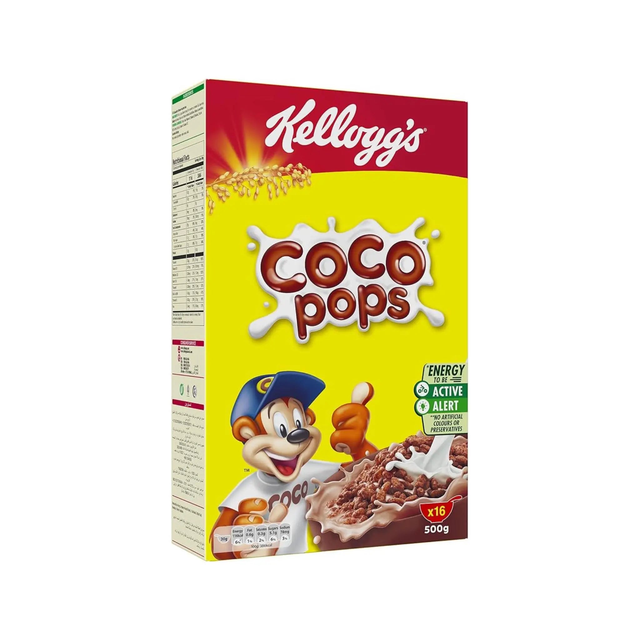 Kellogg's Coco Pops - 500gx16 (1 carton) Marino.AE