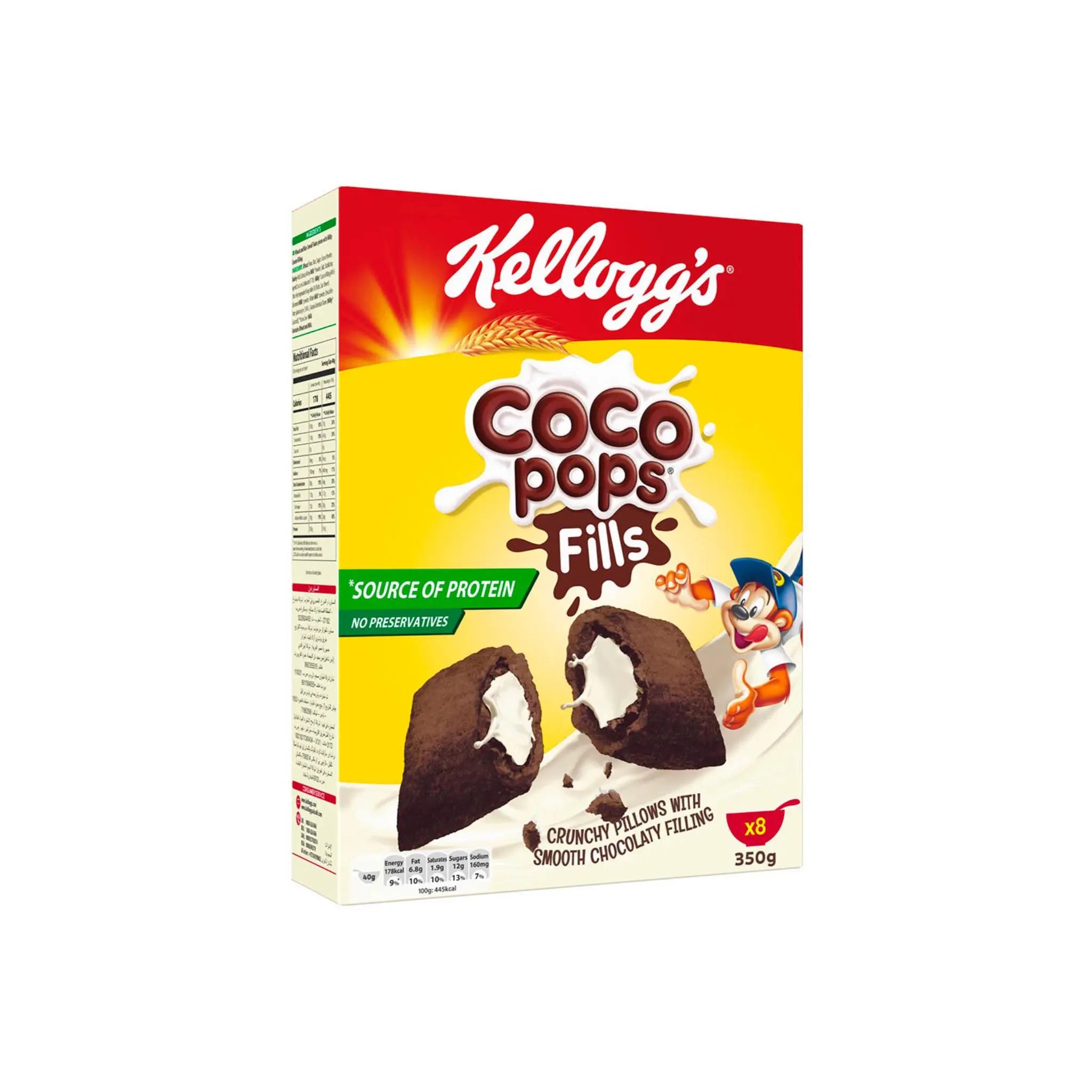 Kellogg's Coco Pops Fills Milk Cream - 350gx12 (1 carton) Marino.AE