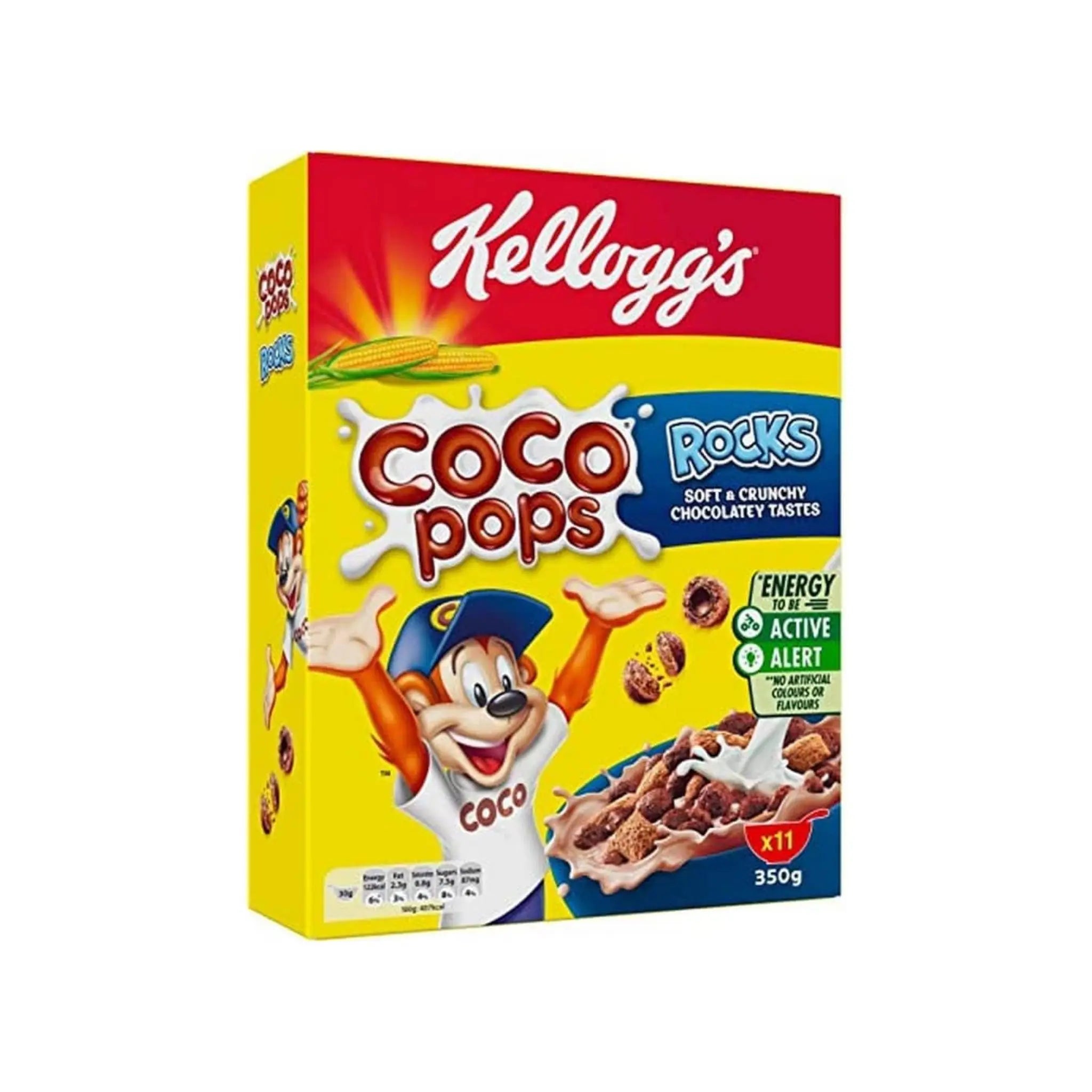 Kellogg's Coco Pops Rocks - 350gx18 (1 carton) Marino.AE