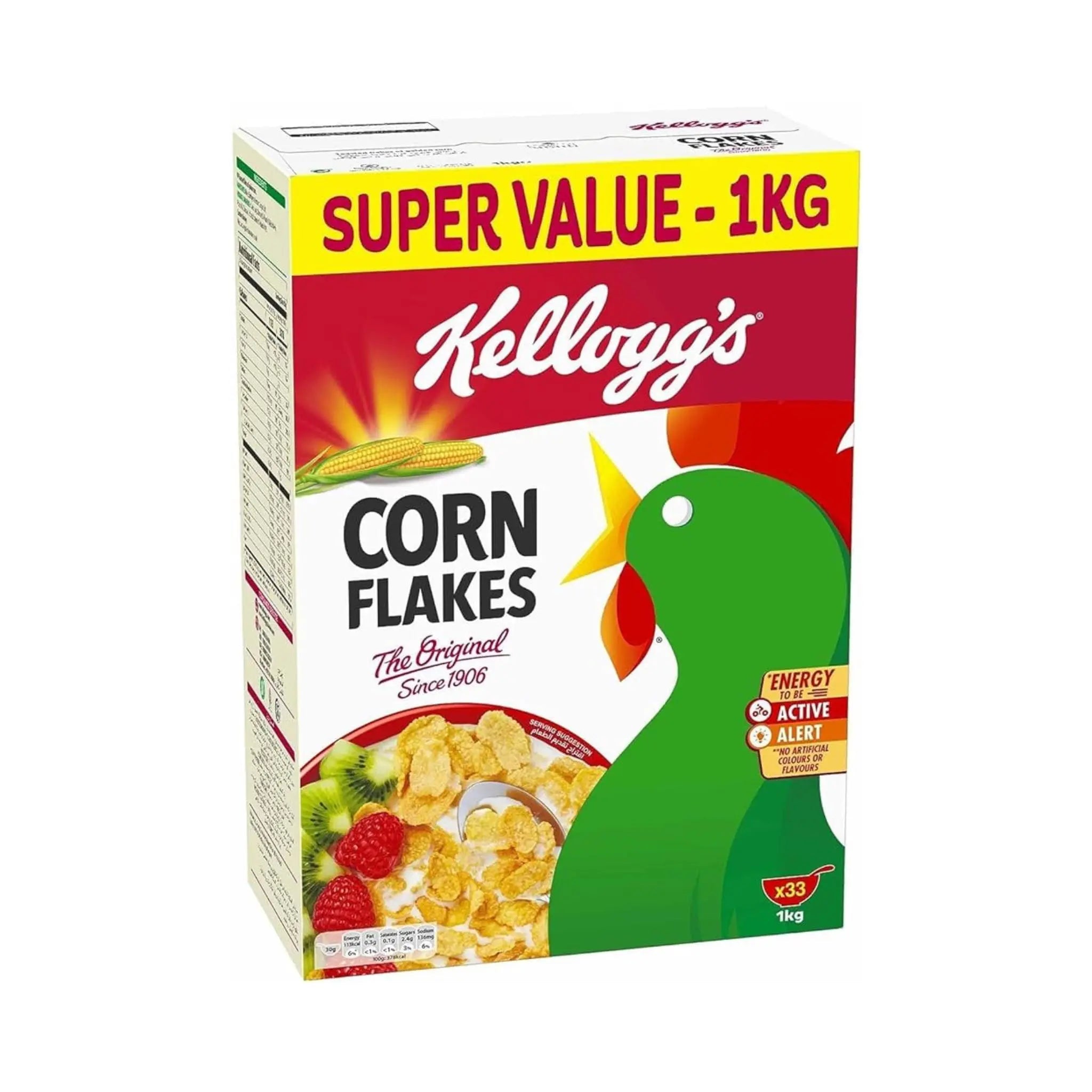 Kellogg's Corn Flakes - 1kgx6 (1 carton) Marino.AE