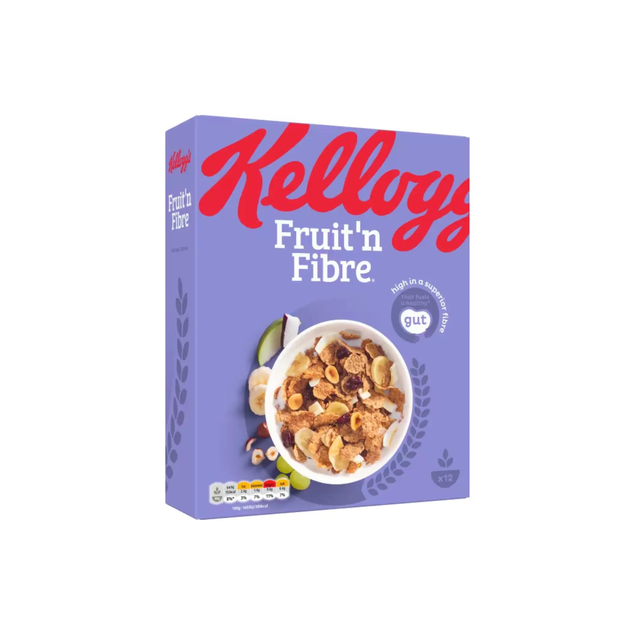 Kellogg's Fruit and Fibre - 375gx12 (1 carton) Marino.AE