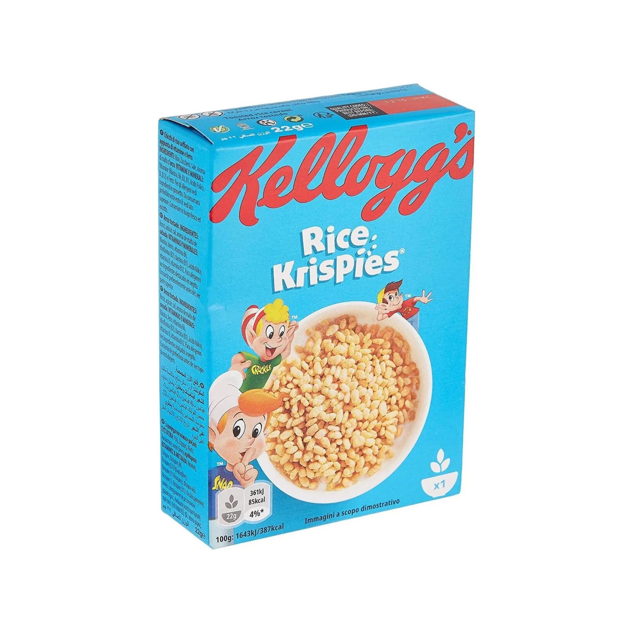 Kellogg's Rice Krispies Portion Pack - 22gx40 (1 carton) Marino.AE