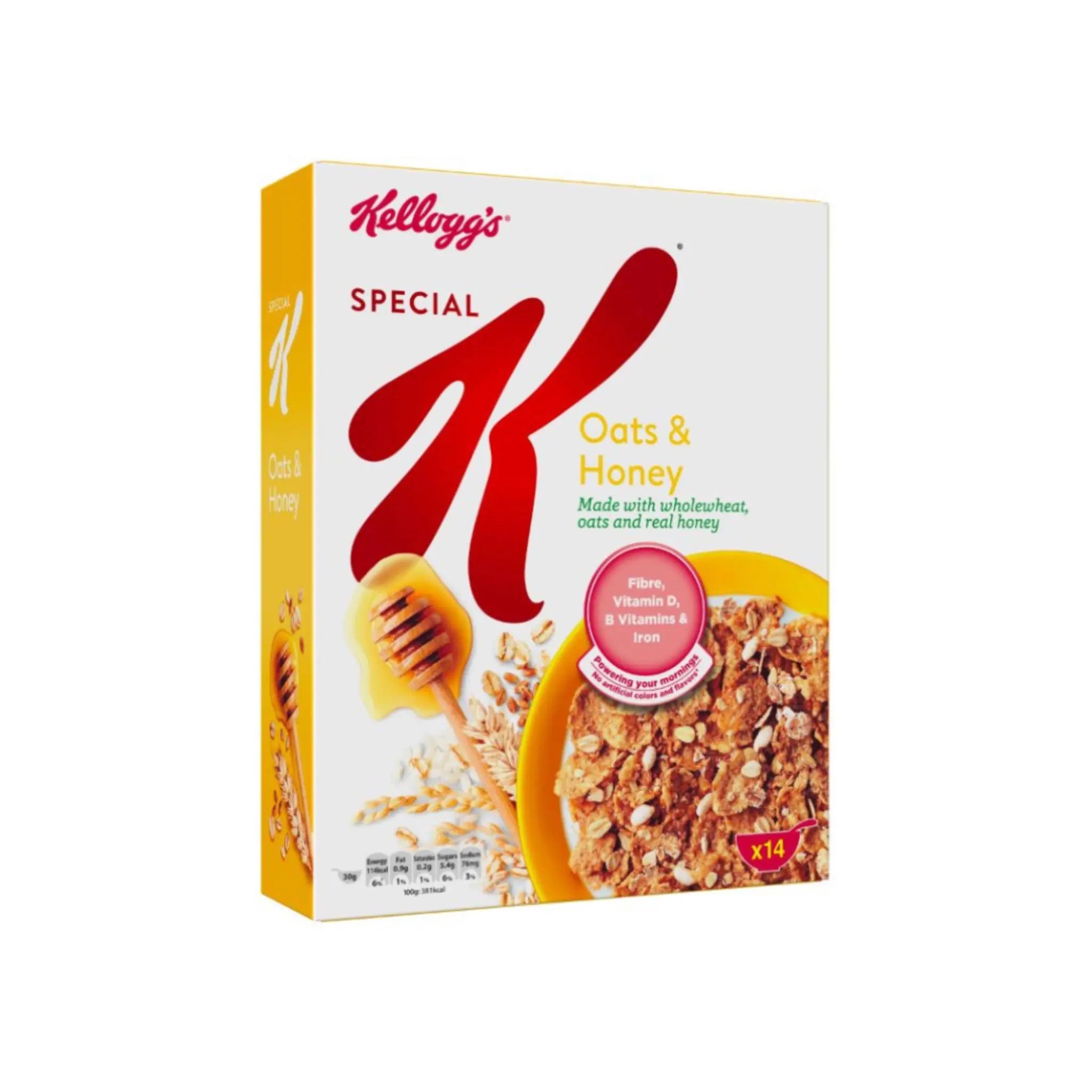 Kellogg's Special K Oats & Honey - 420gx10 (1 carton) Marino.AE